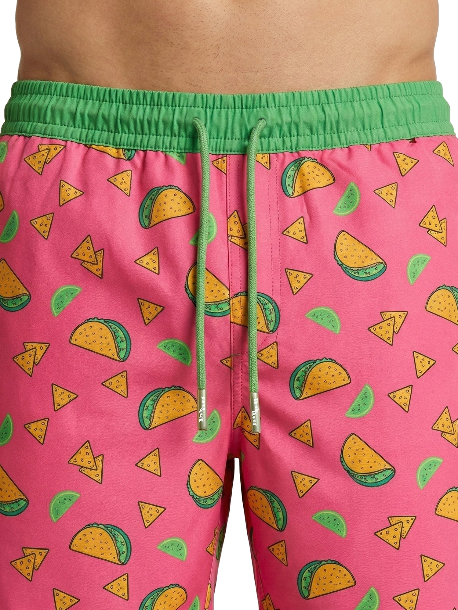 Patrick Swim Short - Taco Tuesday - Knockout Pink