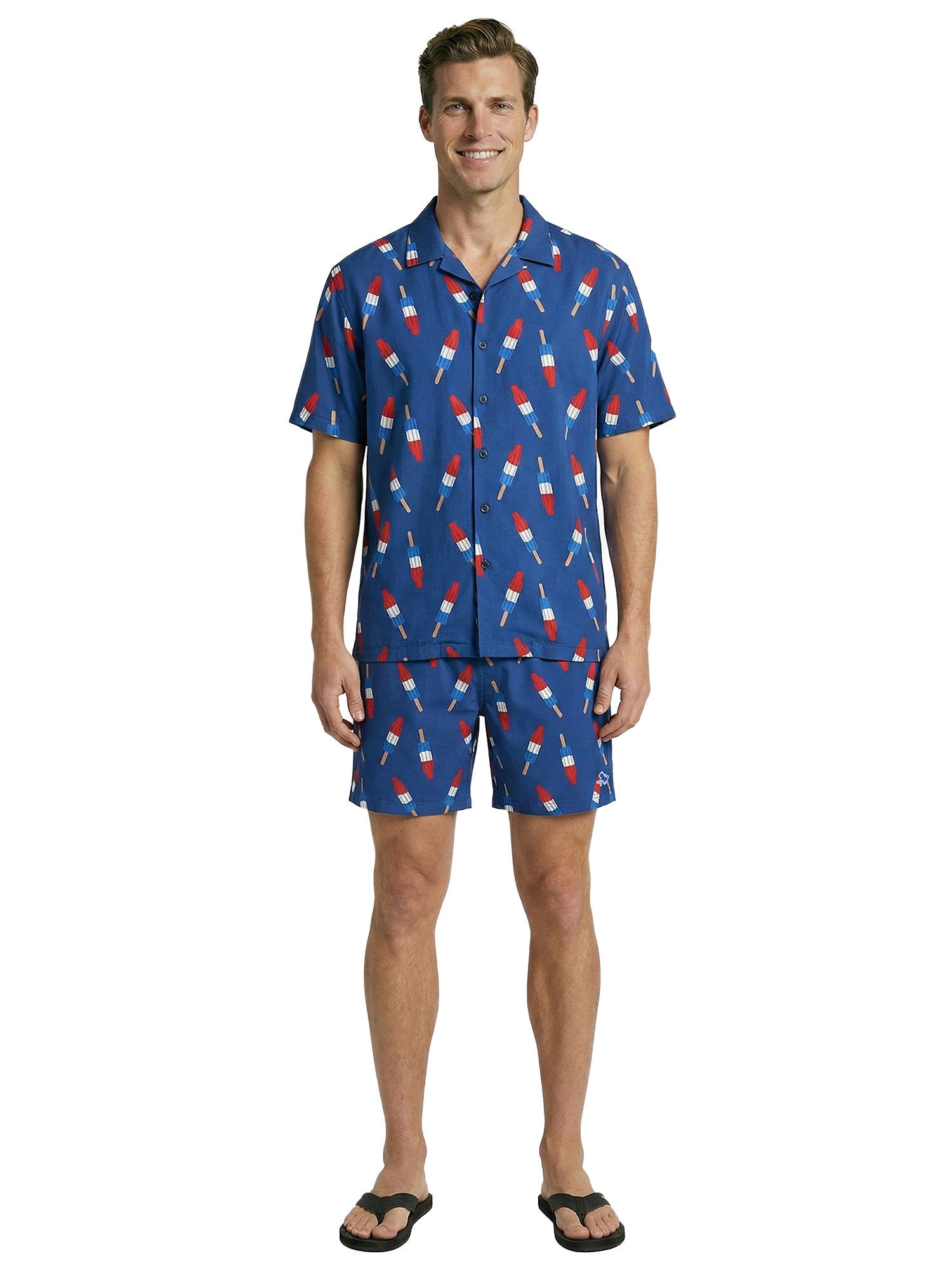 Patrick Swim Short - Bombpops - Sodalight Blue