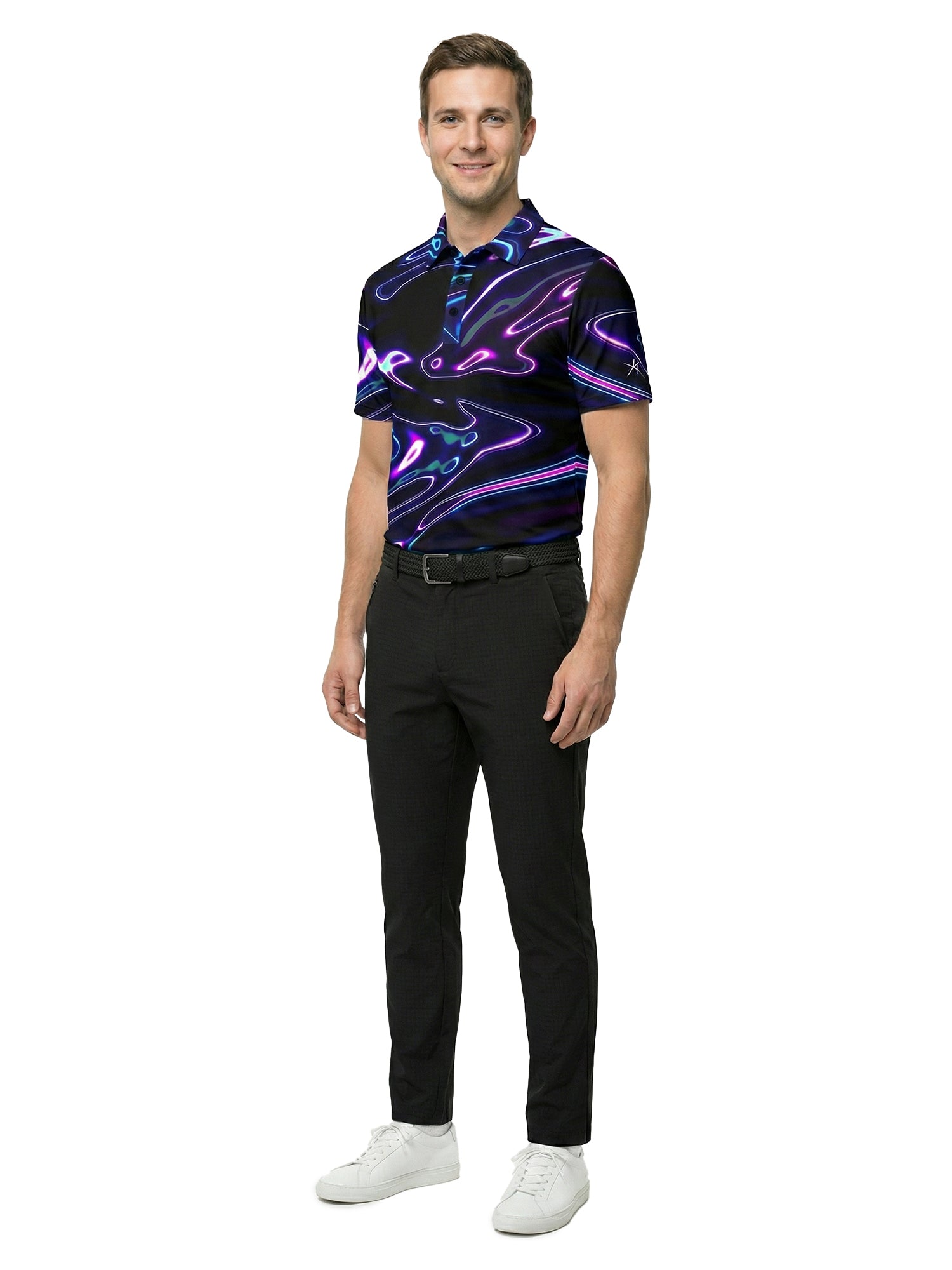 The G.O.A.T. Polo - Dark Chrome - Black