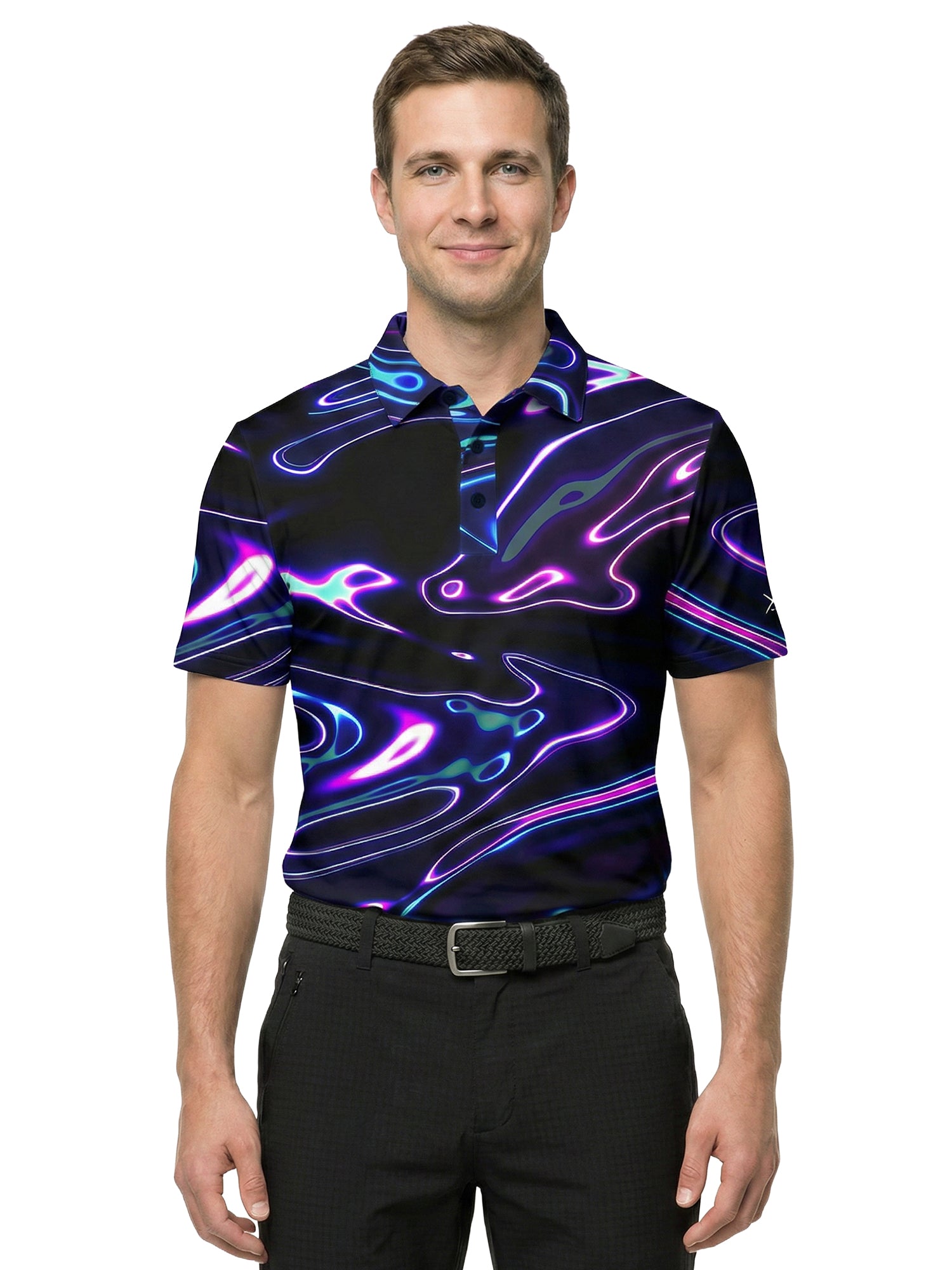 The G.O.A.T. Polo - Dark Chrome - Black