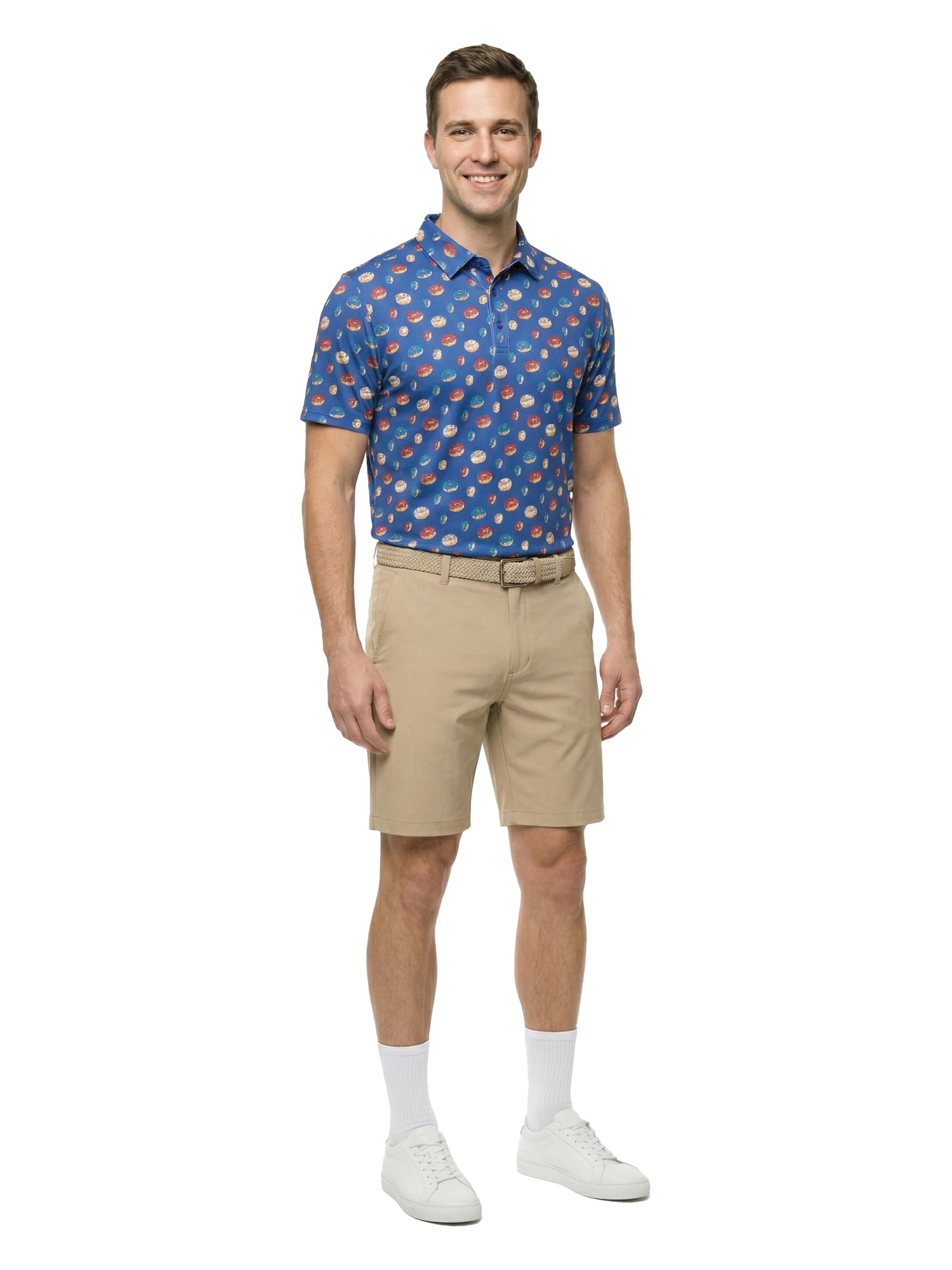 The G.O.A.T. Polo - Liberty Donuts - Birdie Blue