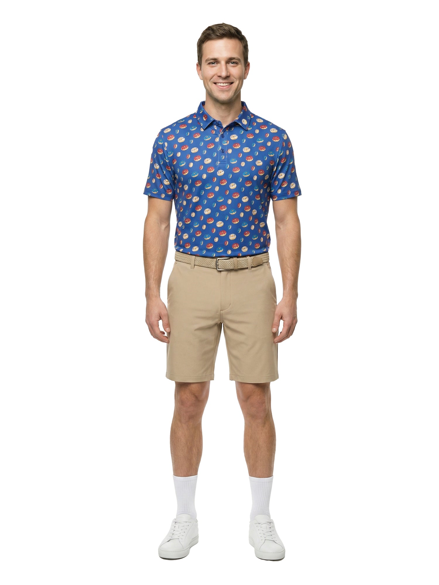 The G.O.A.T. Polo - Liberty Donuts - Birdie Blue