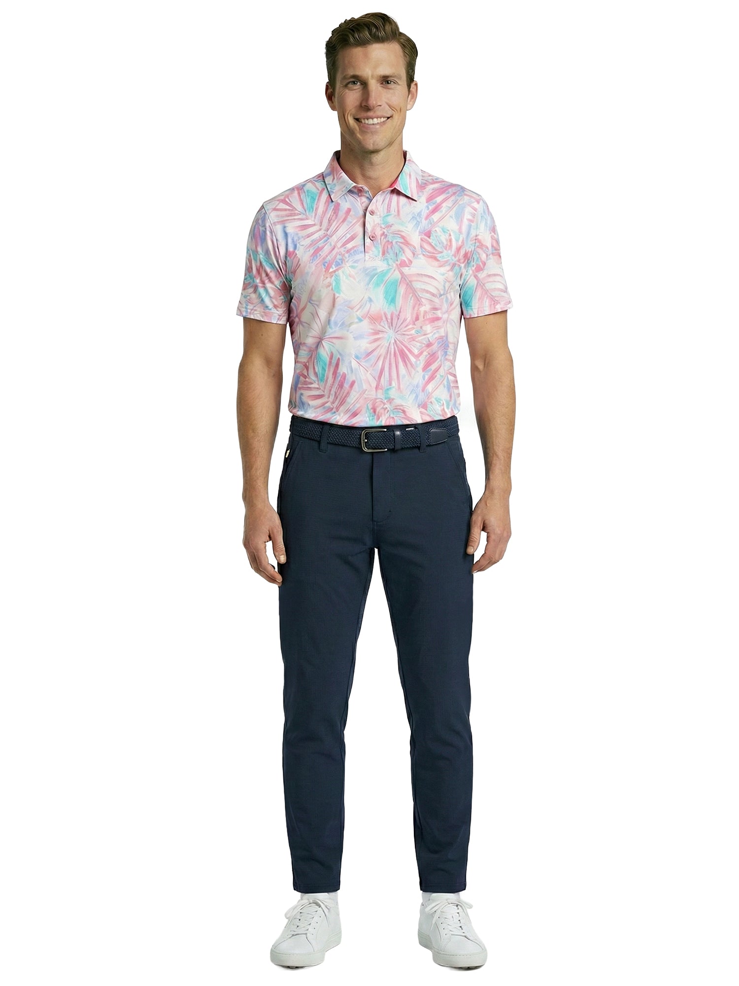 The G.O.A.T. Polo - Pastel Palms - Pastel Ombre