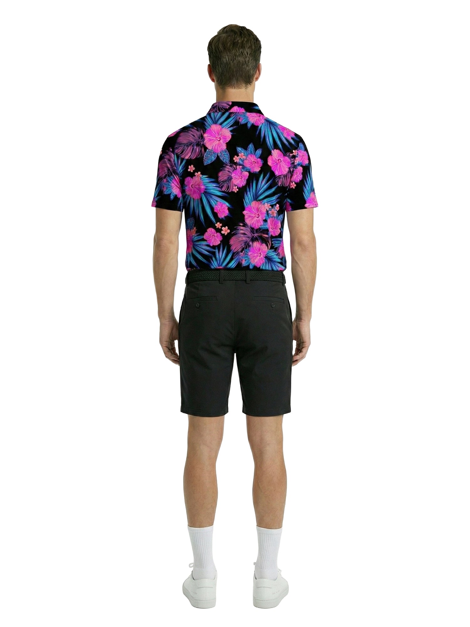 The G.O.A.T. Polo - Hawaiian Dream - Black