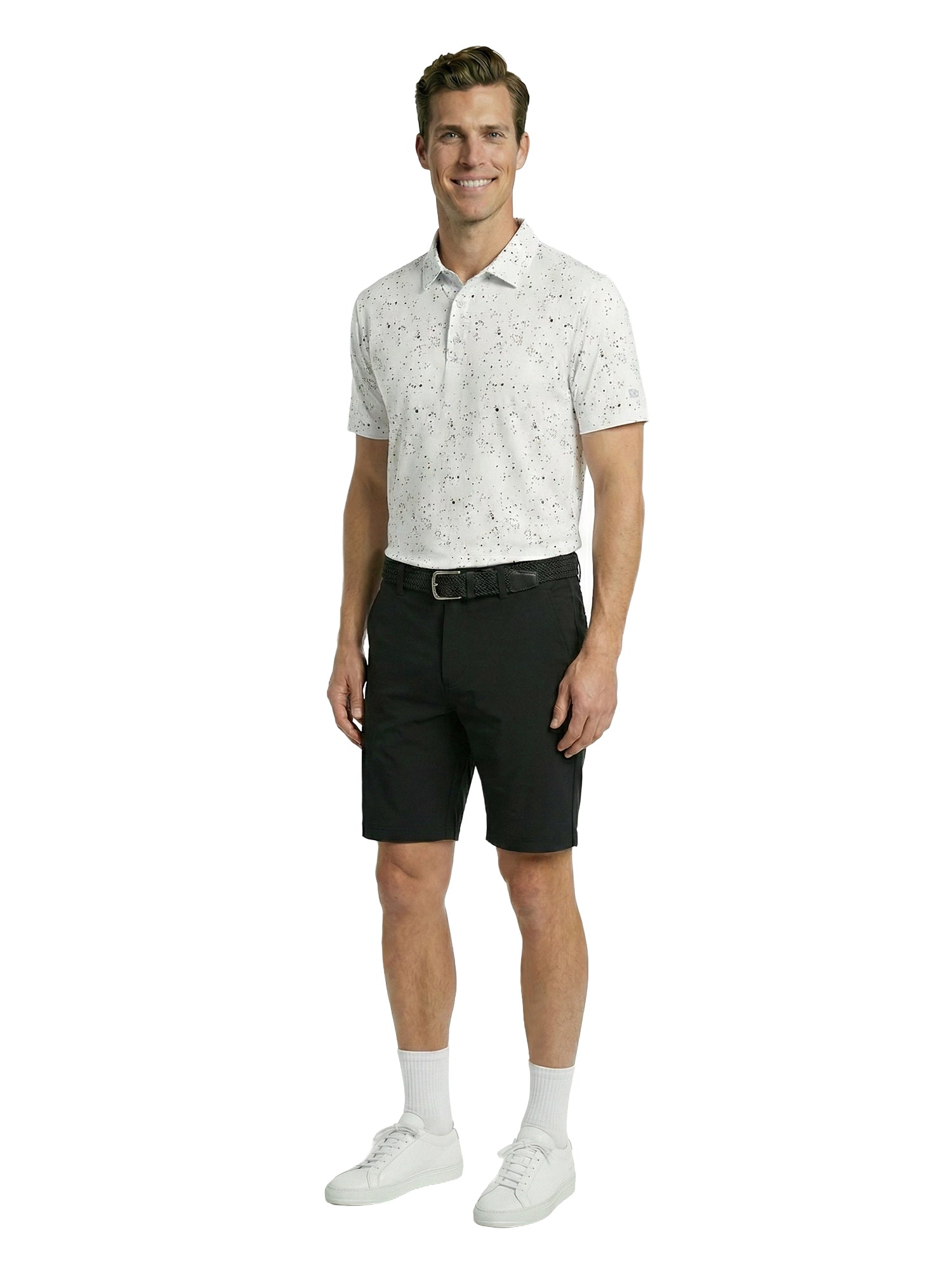 The G.O.A.T. Polo - Splatter - White