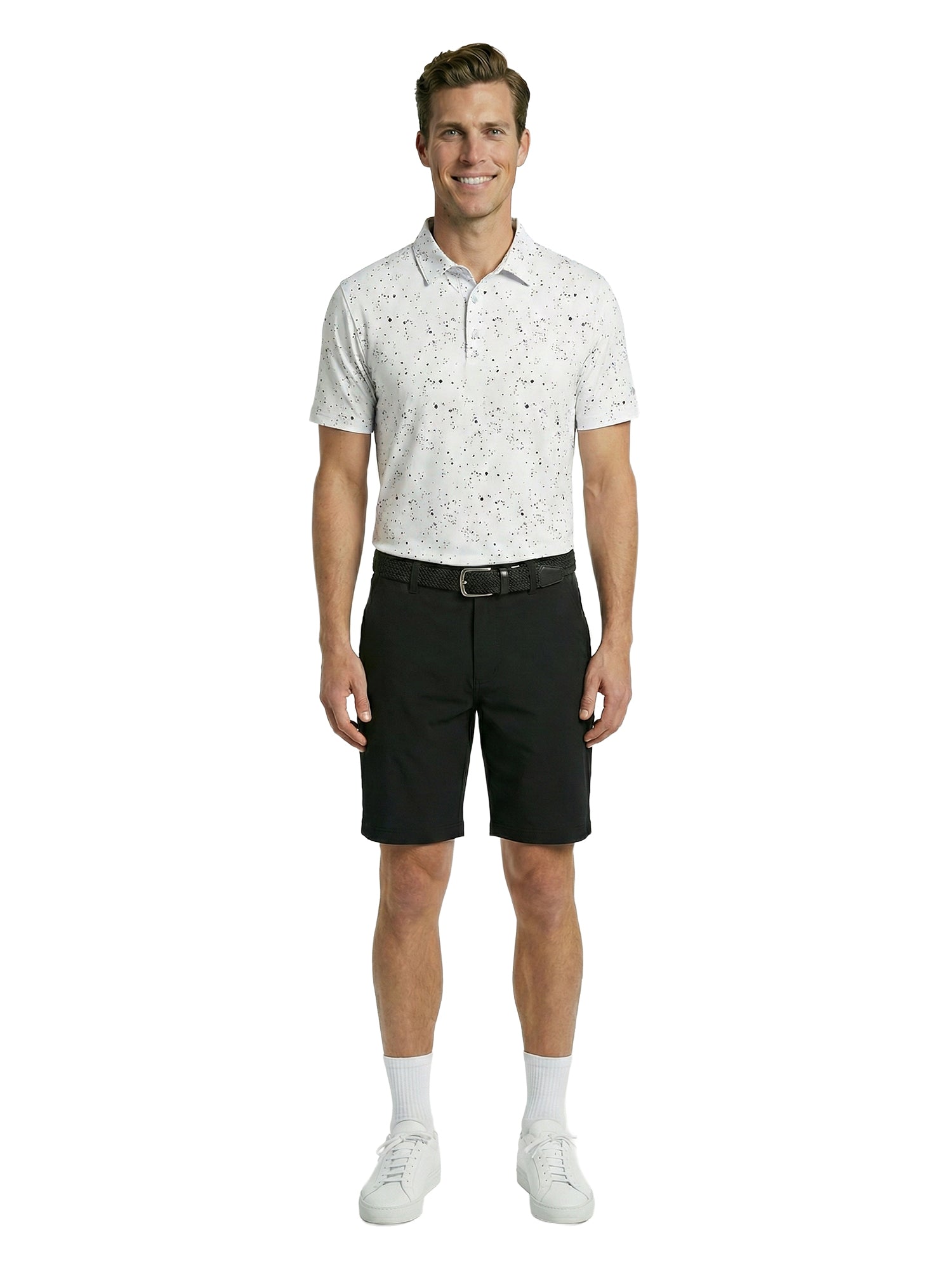 The G.O.A.T. Polo - Splatter - White