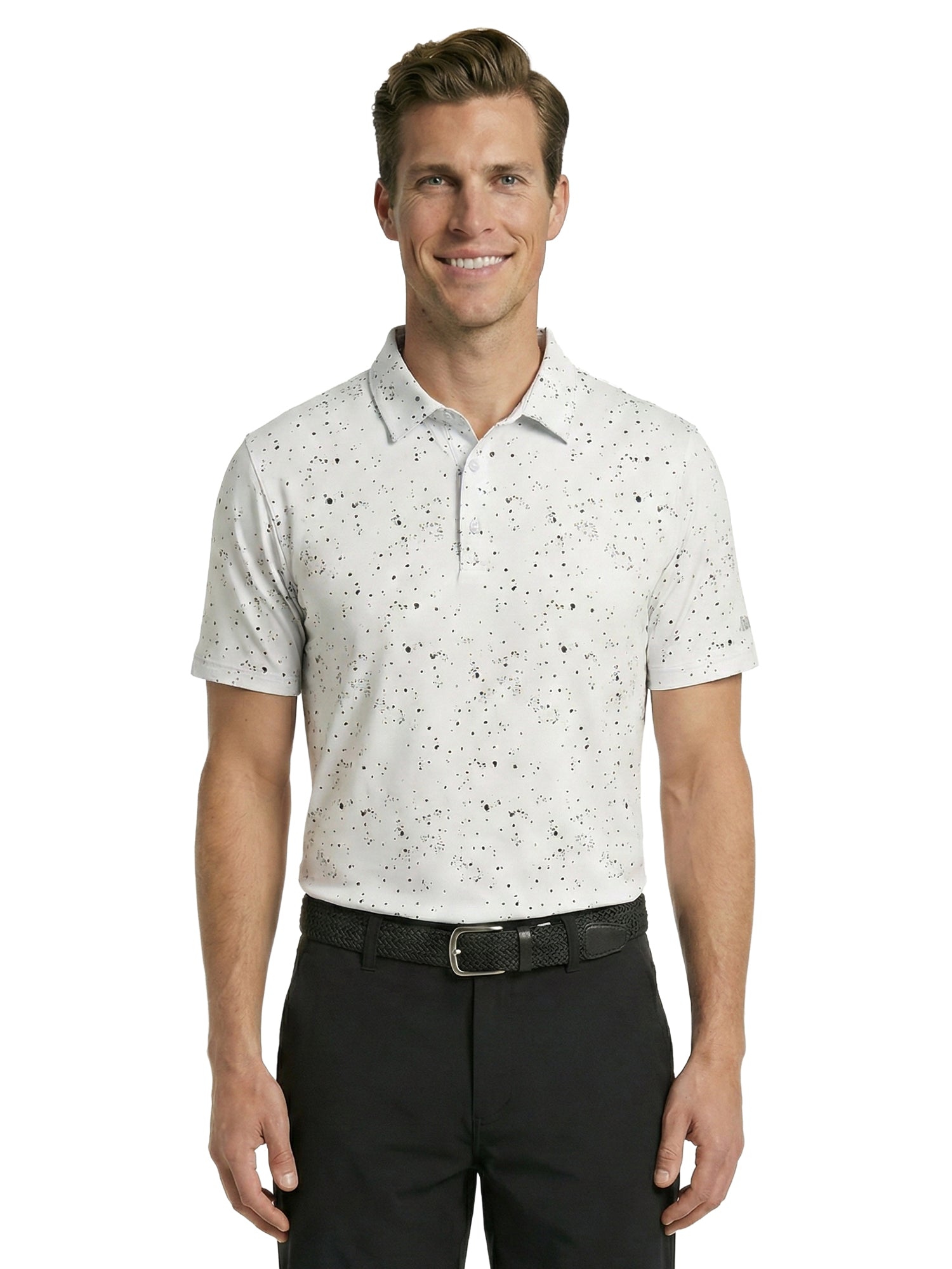 The G.O.A.T. Polo - Splatter - White