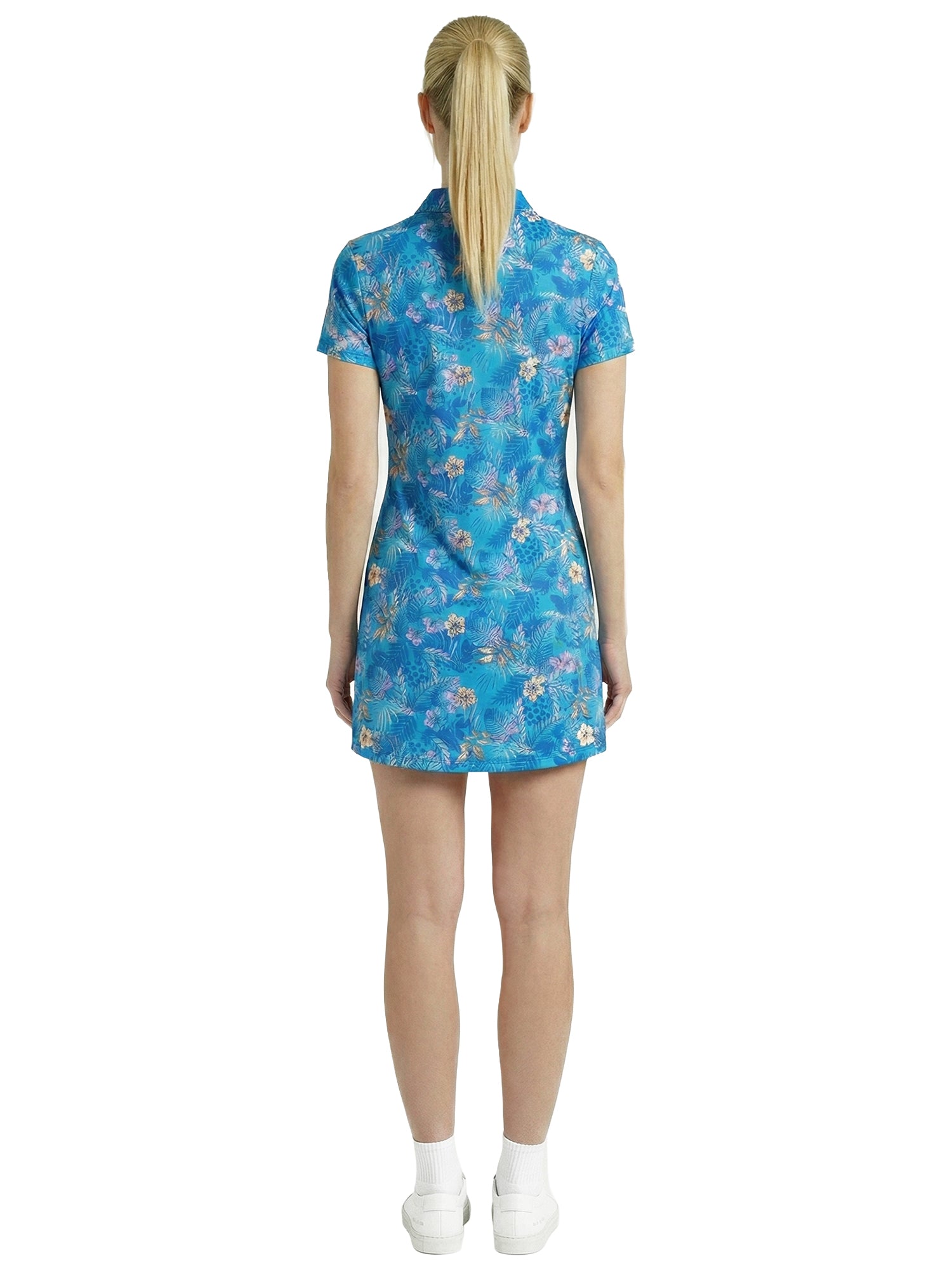 Anjie Dress - Jungle Ombre - Bachelor Button