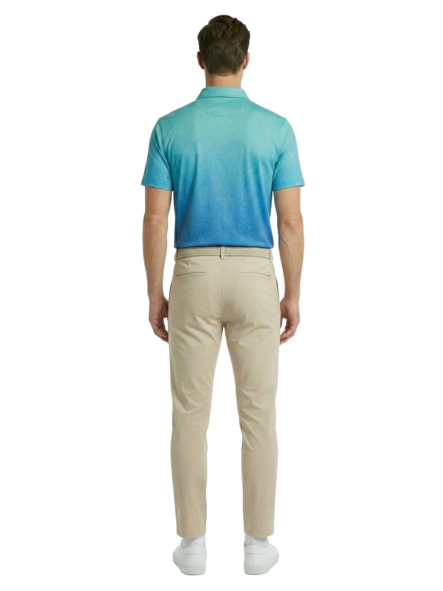 The G.O.A.T. Polo - Ombre Waves - Bermuda/Hawaiian Ocean