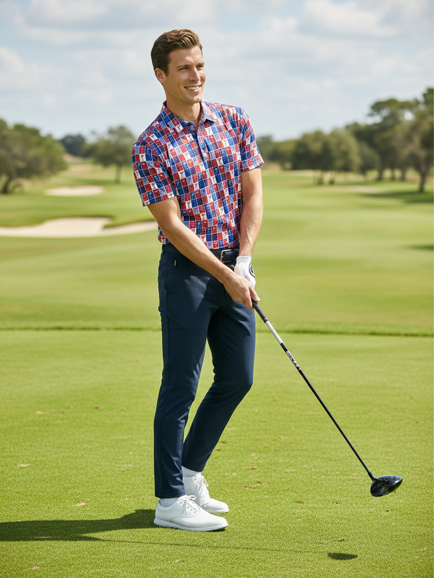 The G.O.A.T. Polo - Pop Art Cocktail - Red/White/Blue