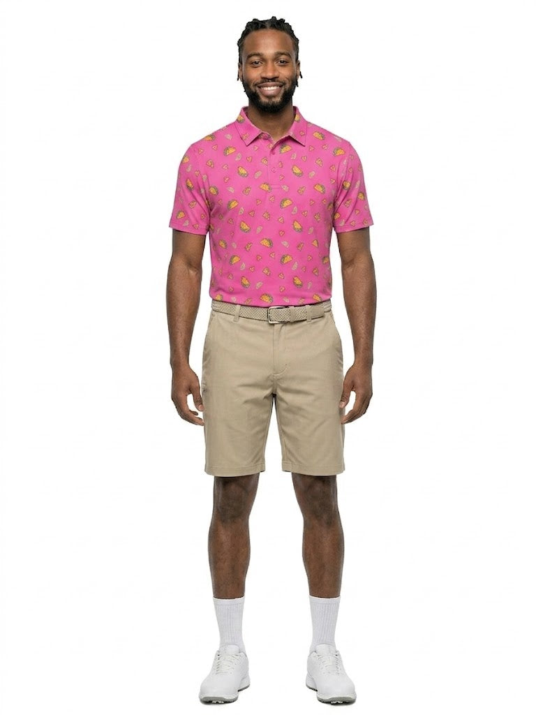 The G.O.A.T. Polo - Taco Tuesday - Knockout Pink