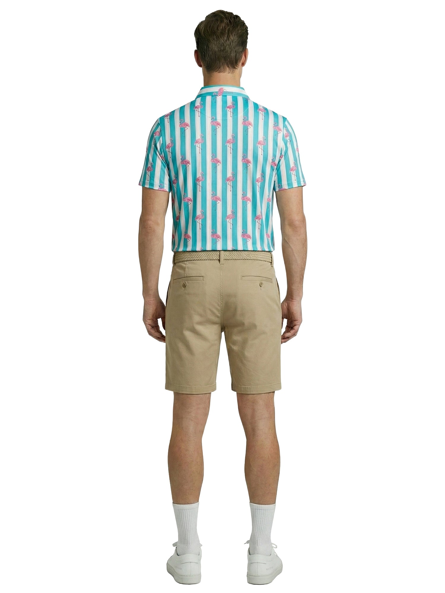 The G.O.A.T. Polo - Beverly Flamingos - Bachelor Button
