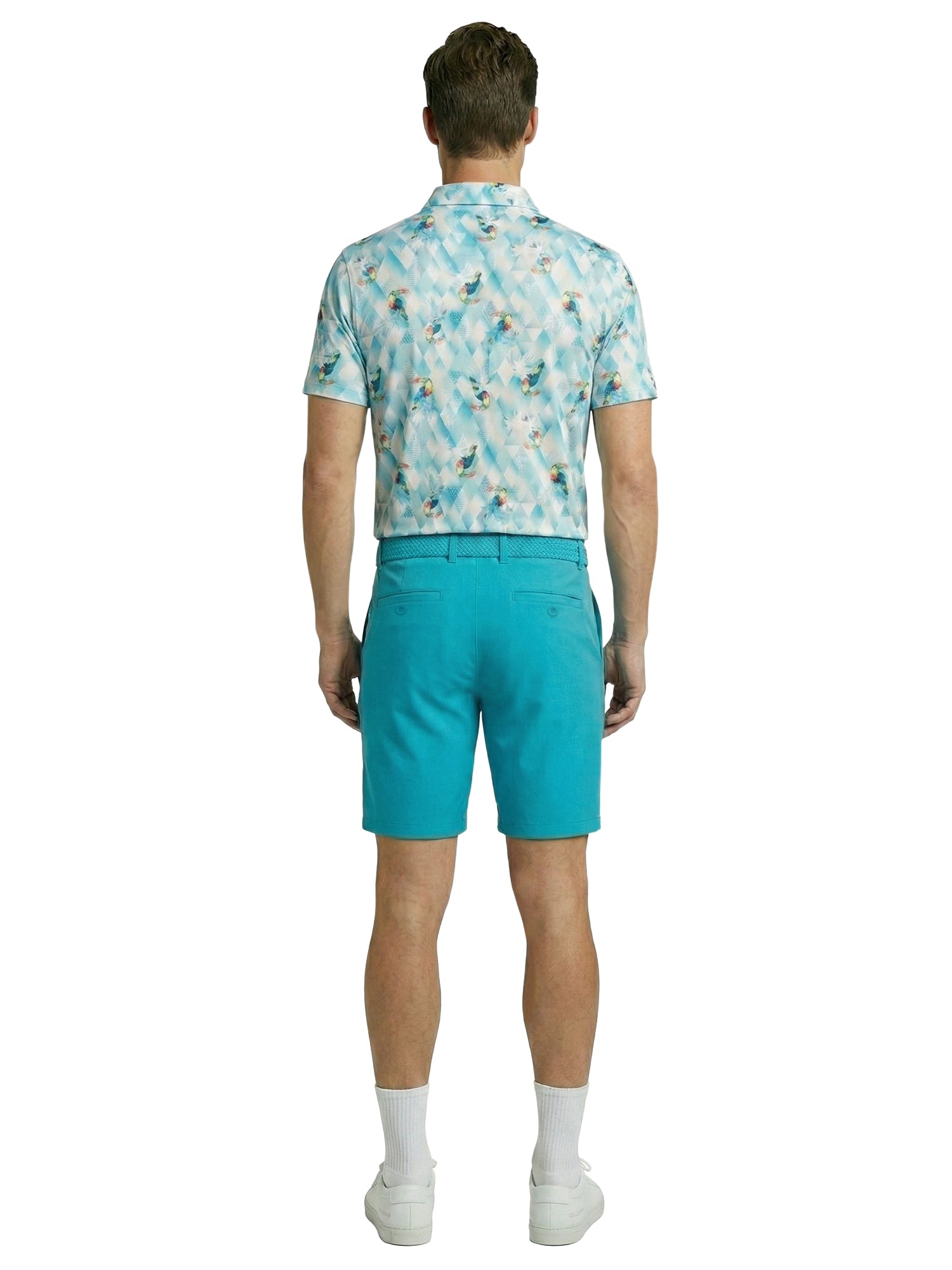 The G.O.A.T. Polo - Toucan Prism - Bachelor Button