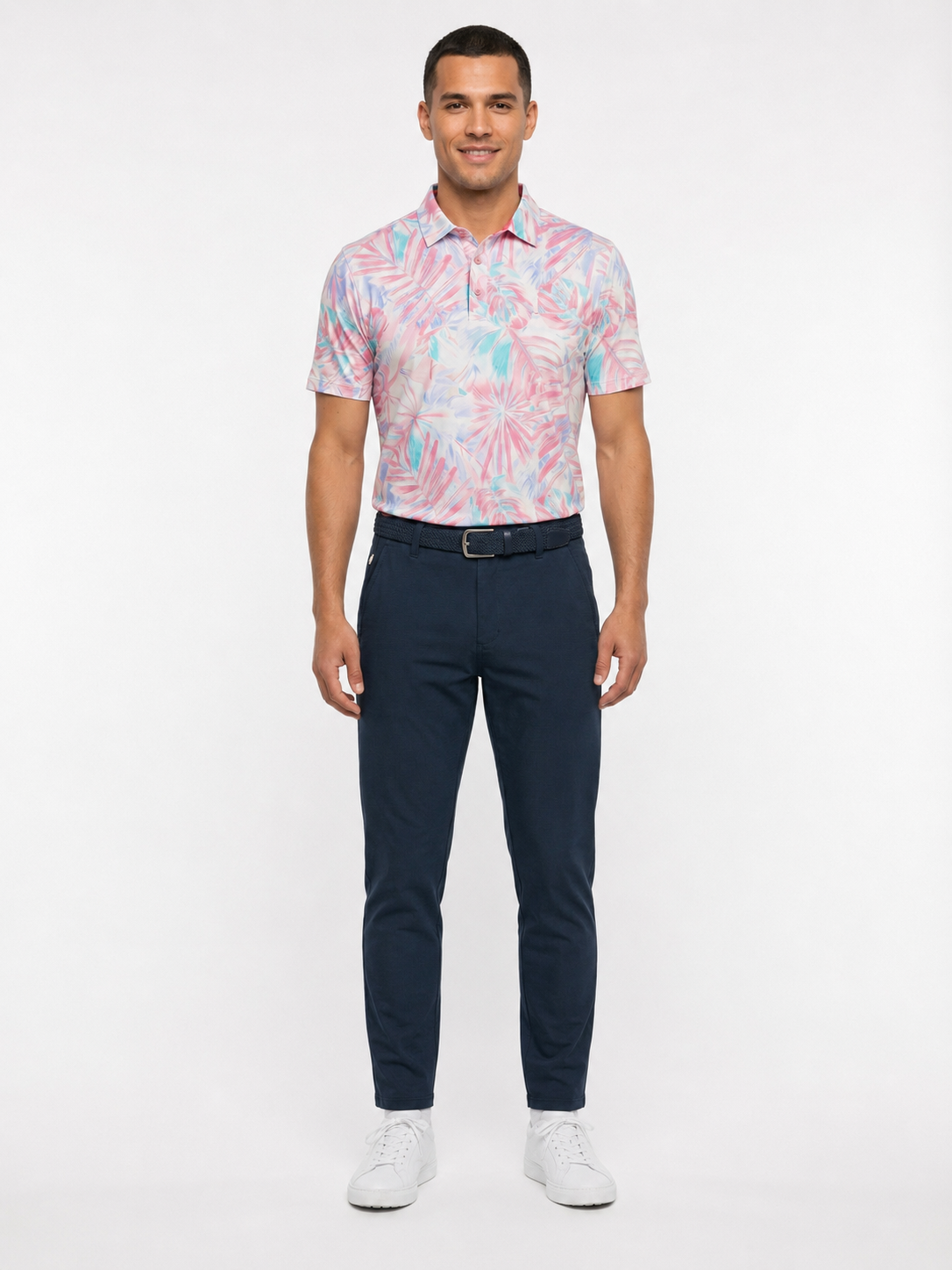 The G.O.A.T. Polo - Pastel Palms - Pastel Ombre
