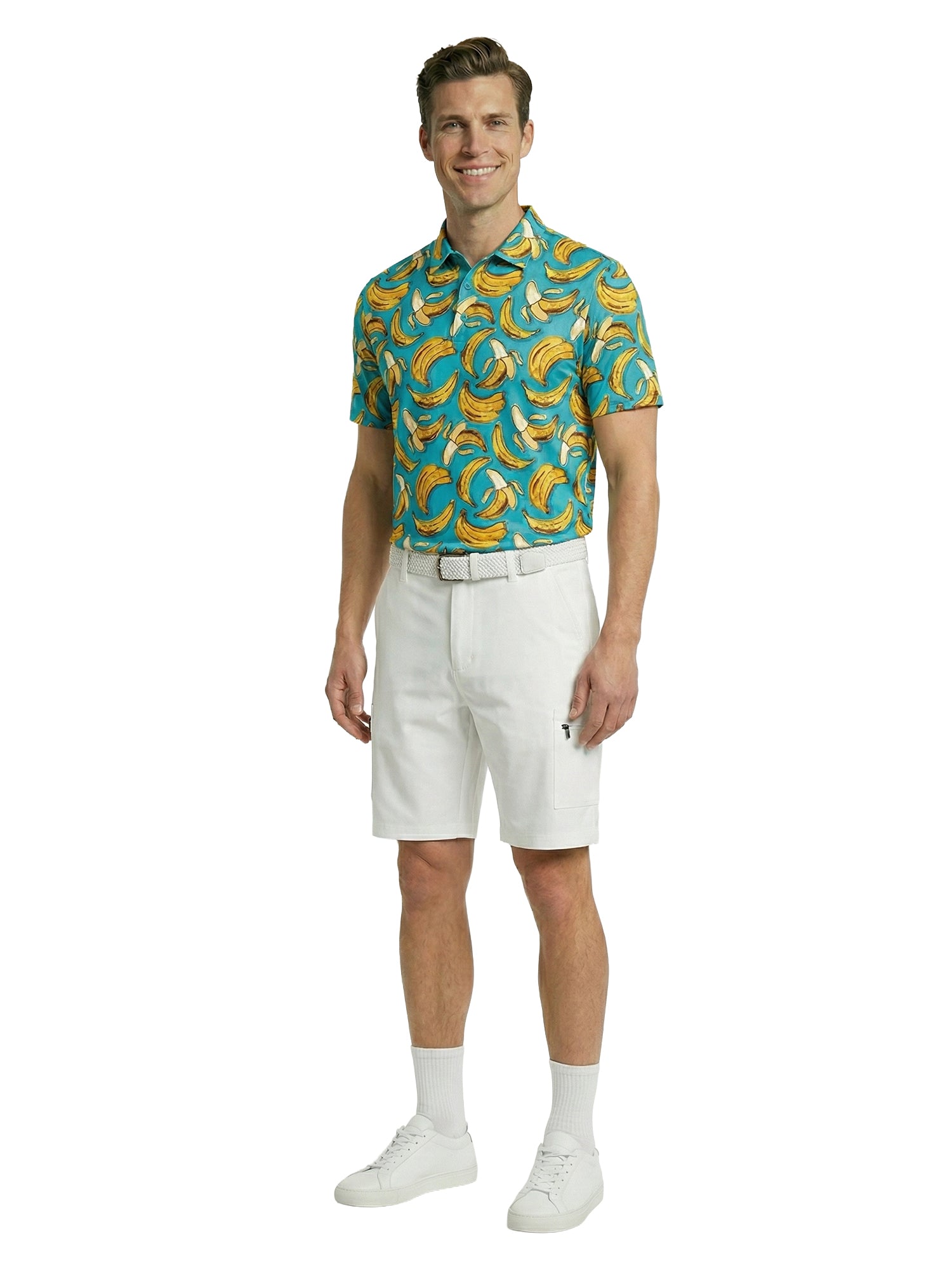 The G.O.A.T. Polo - Bananas - Bachelor Button
