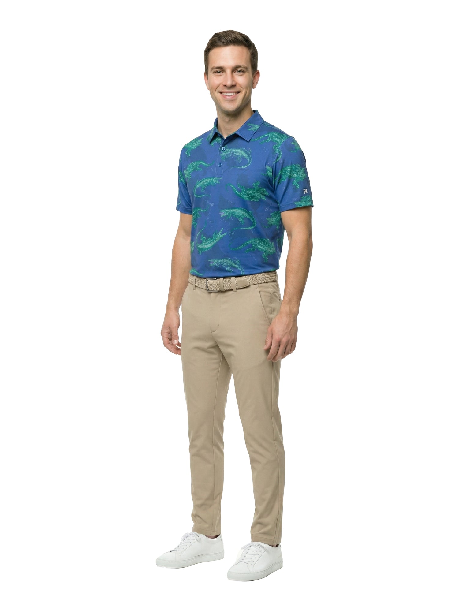 The G.O.A.T. Polo - Alligator Alley - Birdie Blue