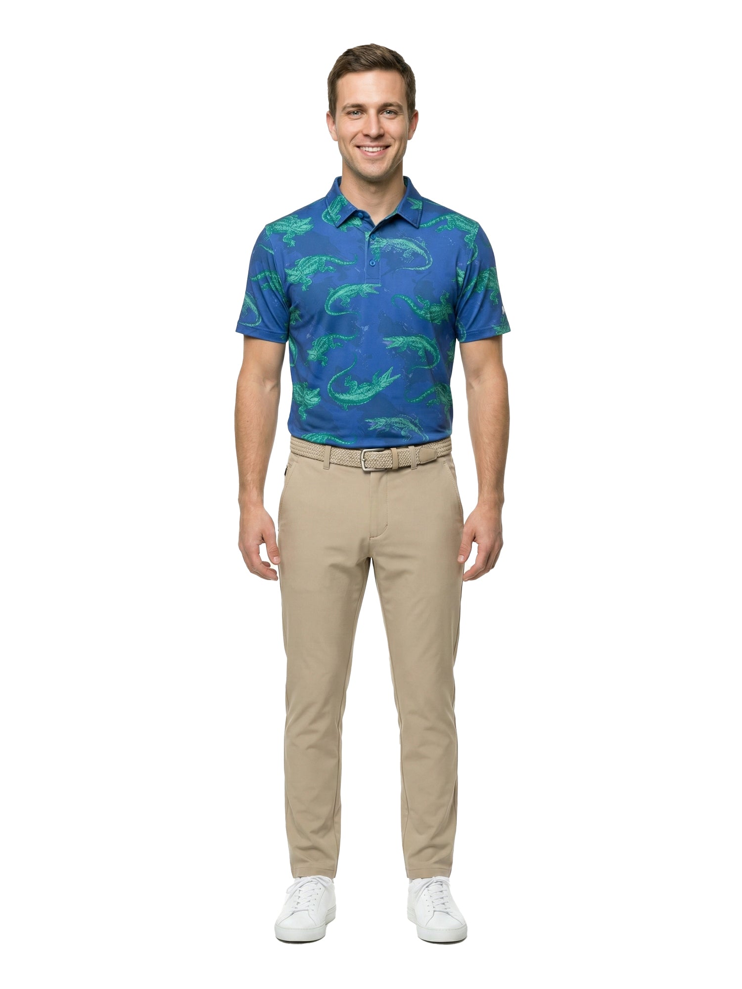 The G.O.A.T. Polo - Alligator Alley - Birdie Blue