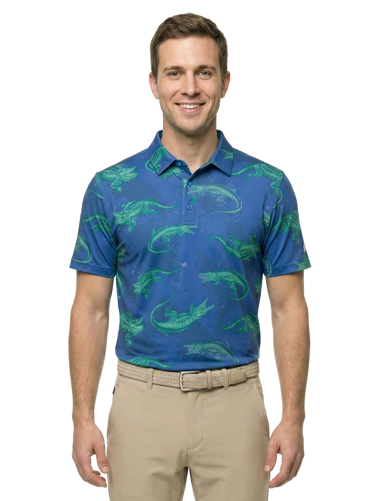 The G.O.A.T. Polo - Alligator Alley - Birdie Blue