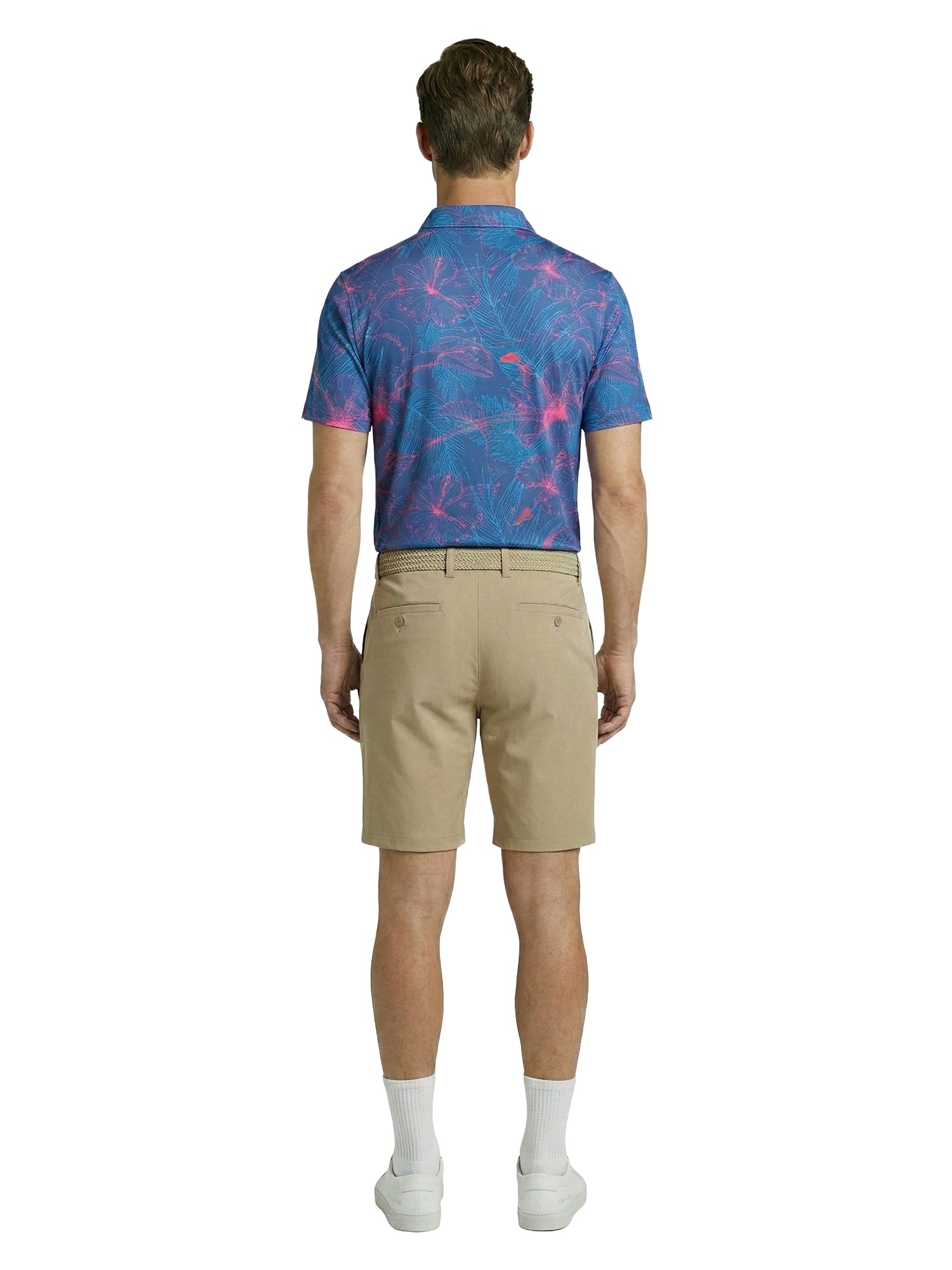The G.O.A.T. Polo - Layer Tropical - Birdie Blue