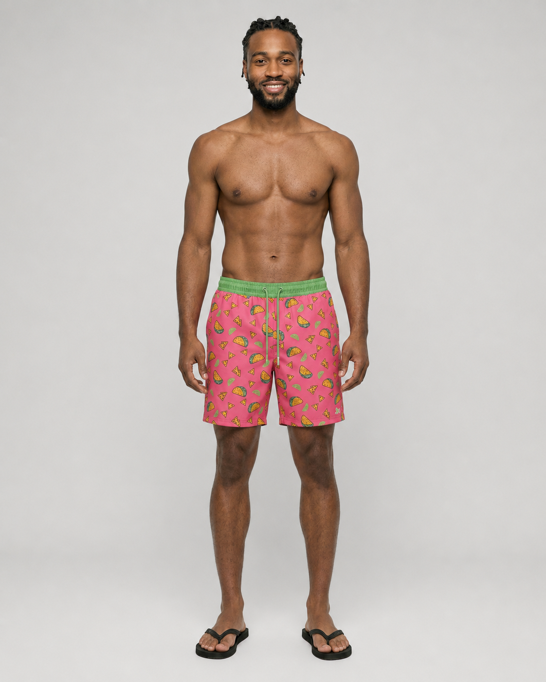 Patrick Swim Short - Taco Tuesday - Knockout Pink