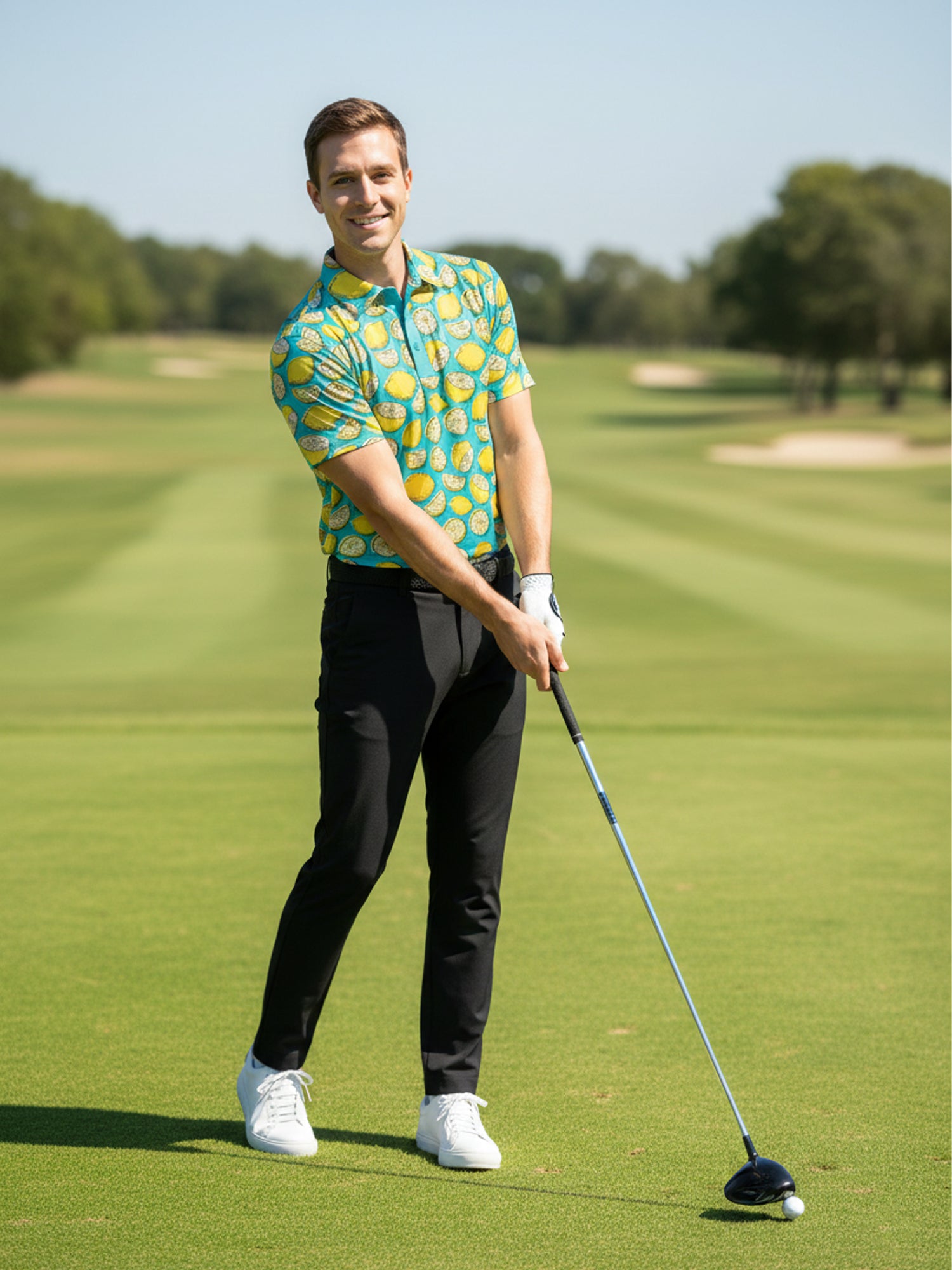 The G.O.A.T. Polo - Easy Peasy - Bachelor Button