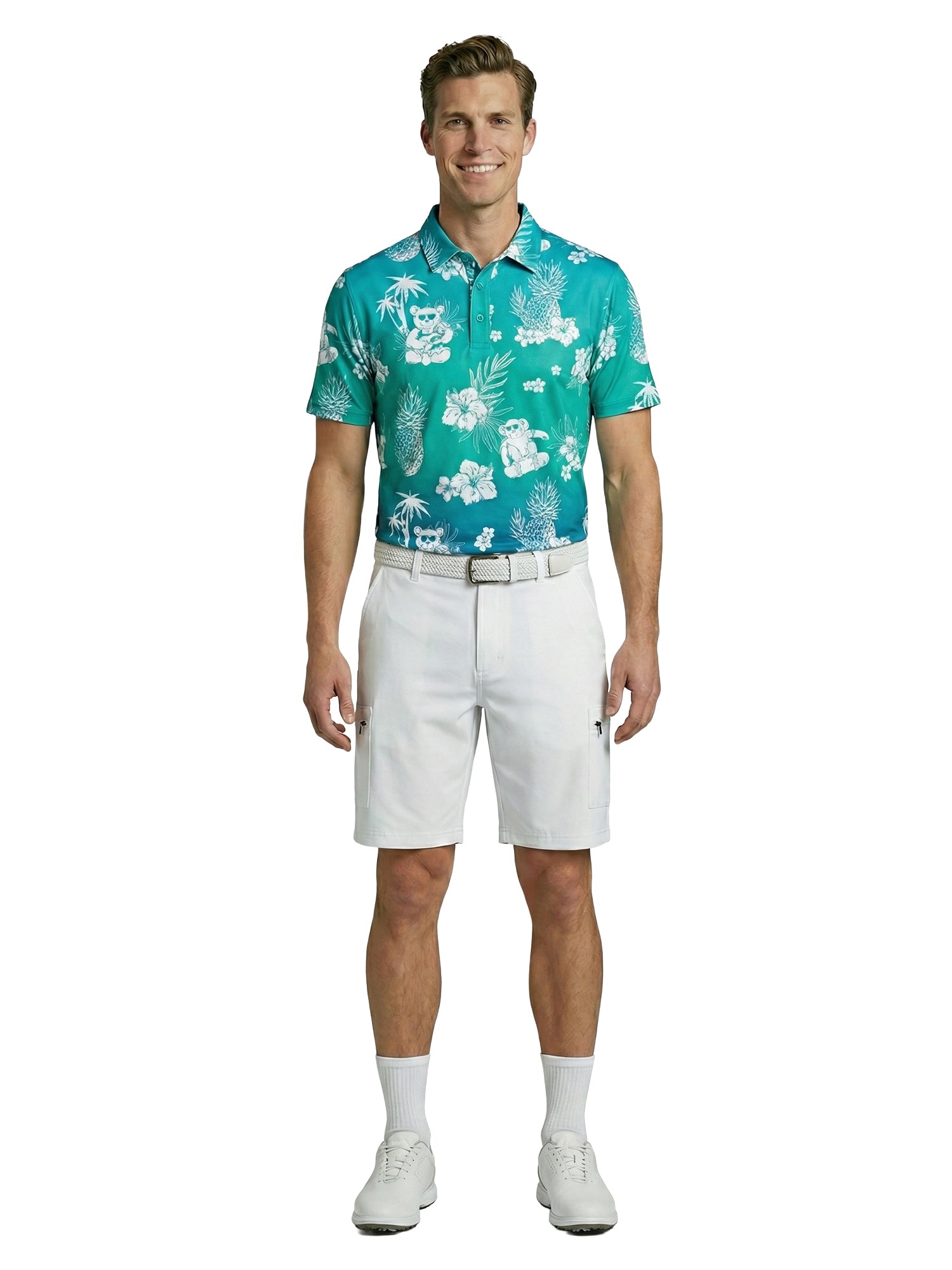 The G.O.A.T. Polo - Ombre Teddy - Mint/Blue