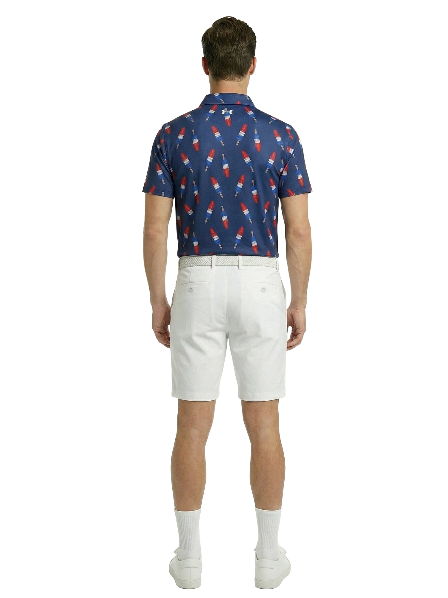 The G.O.A.T. Polo - Firecracker Popsicle - Sodalight Blue