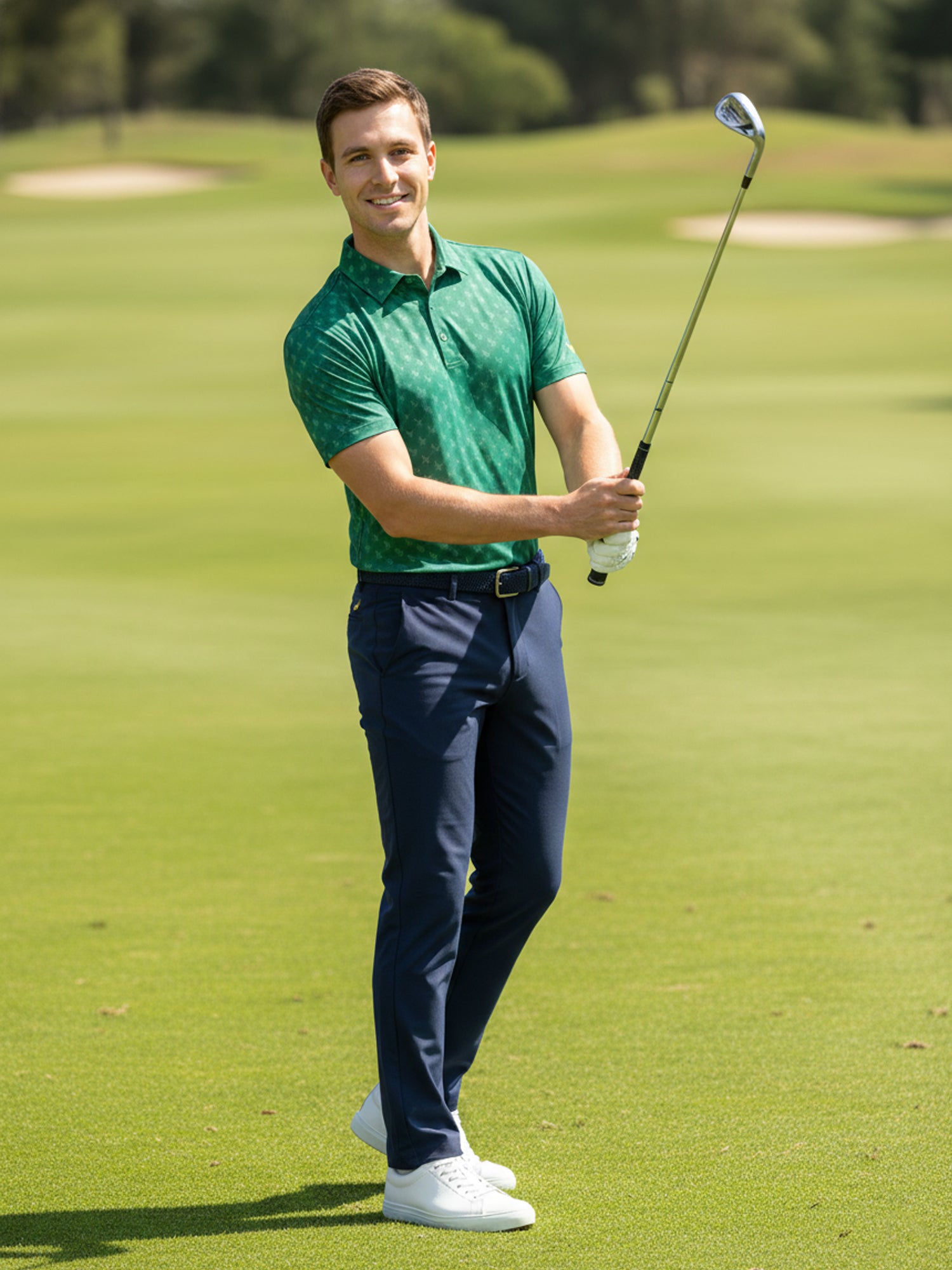The G.O.A.T. Polo - Birdie Bob - Ultramarine Green