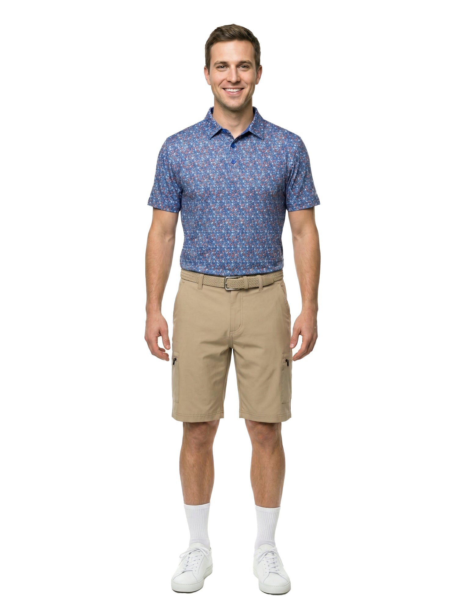 The G.O.A.T. Polo - Liberty Blossoms - Red/White/Blue