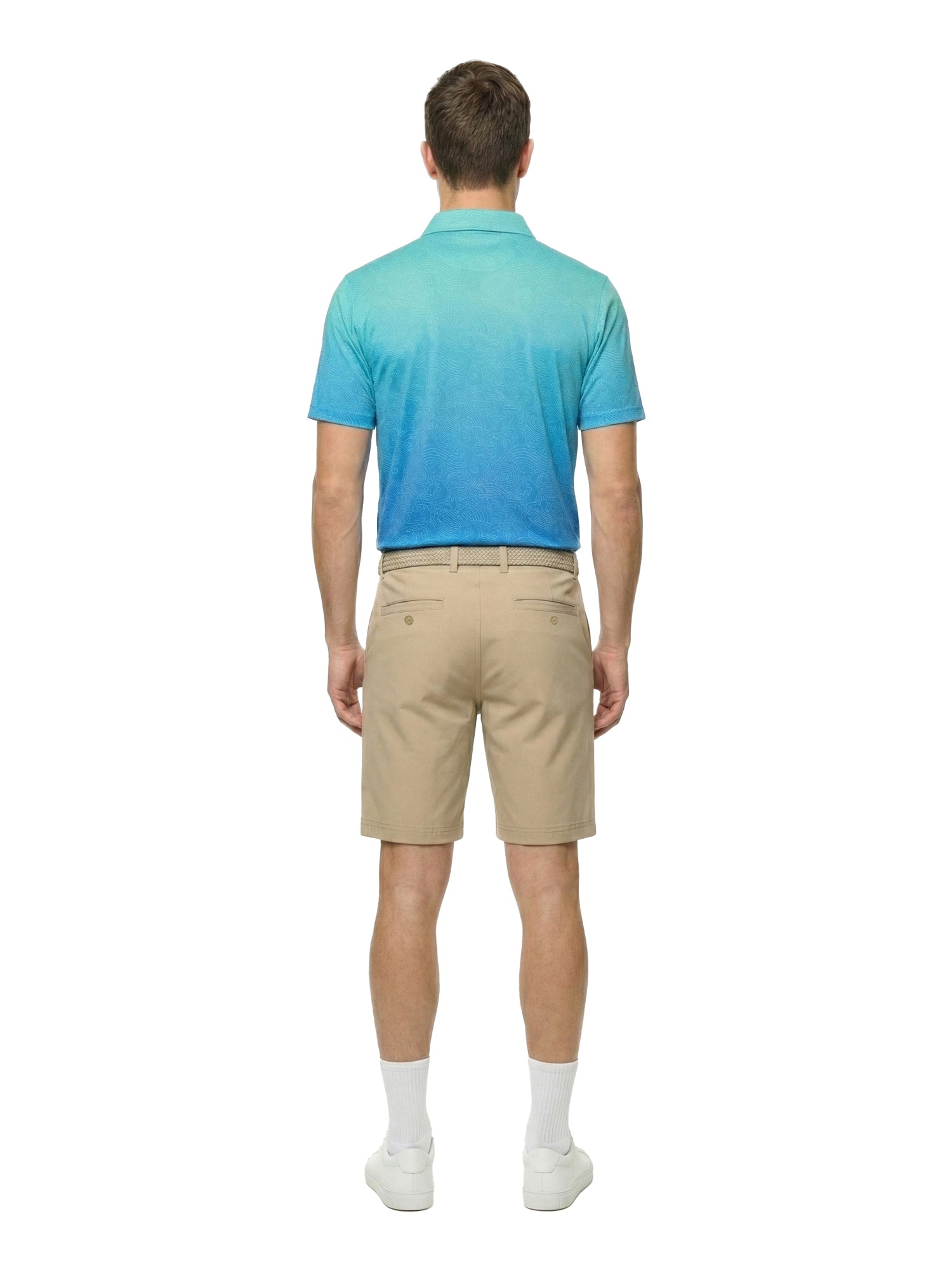 The G.O.A.T. Polo - Ombre Waves - Bermuda/Hawaiian Ocean