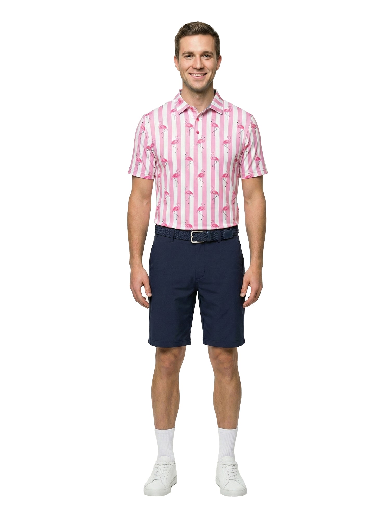 The G.O.A.T. Polo - Beverly Flamingos - Fuschia Pink