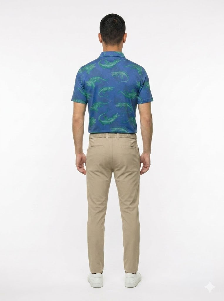 The G.O.A.T. Polo - Alligator Alley - Birdie Blue