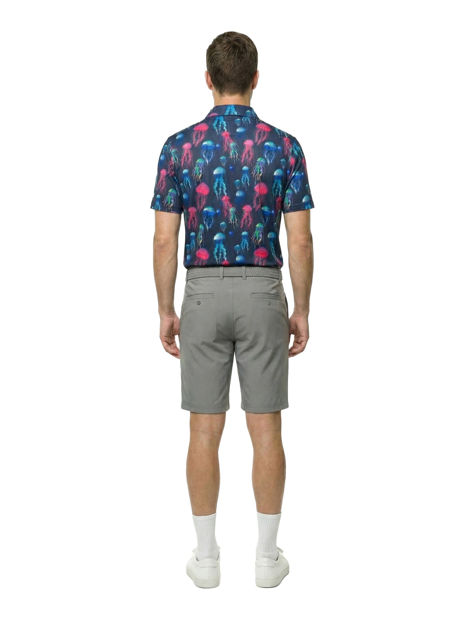 The G.O.A.T. Polo - Sea Jellies - Medieval Blue
