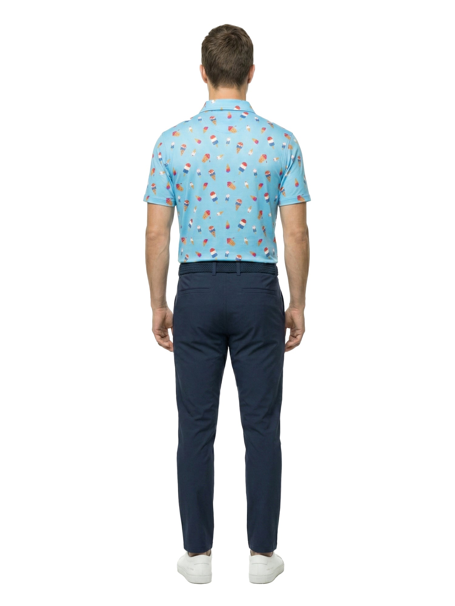 The G.O.A.T. Polo - Ice Cream Drip - Light Blue