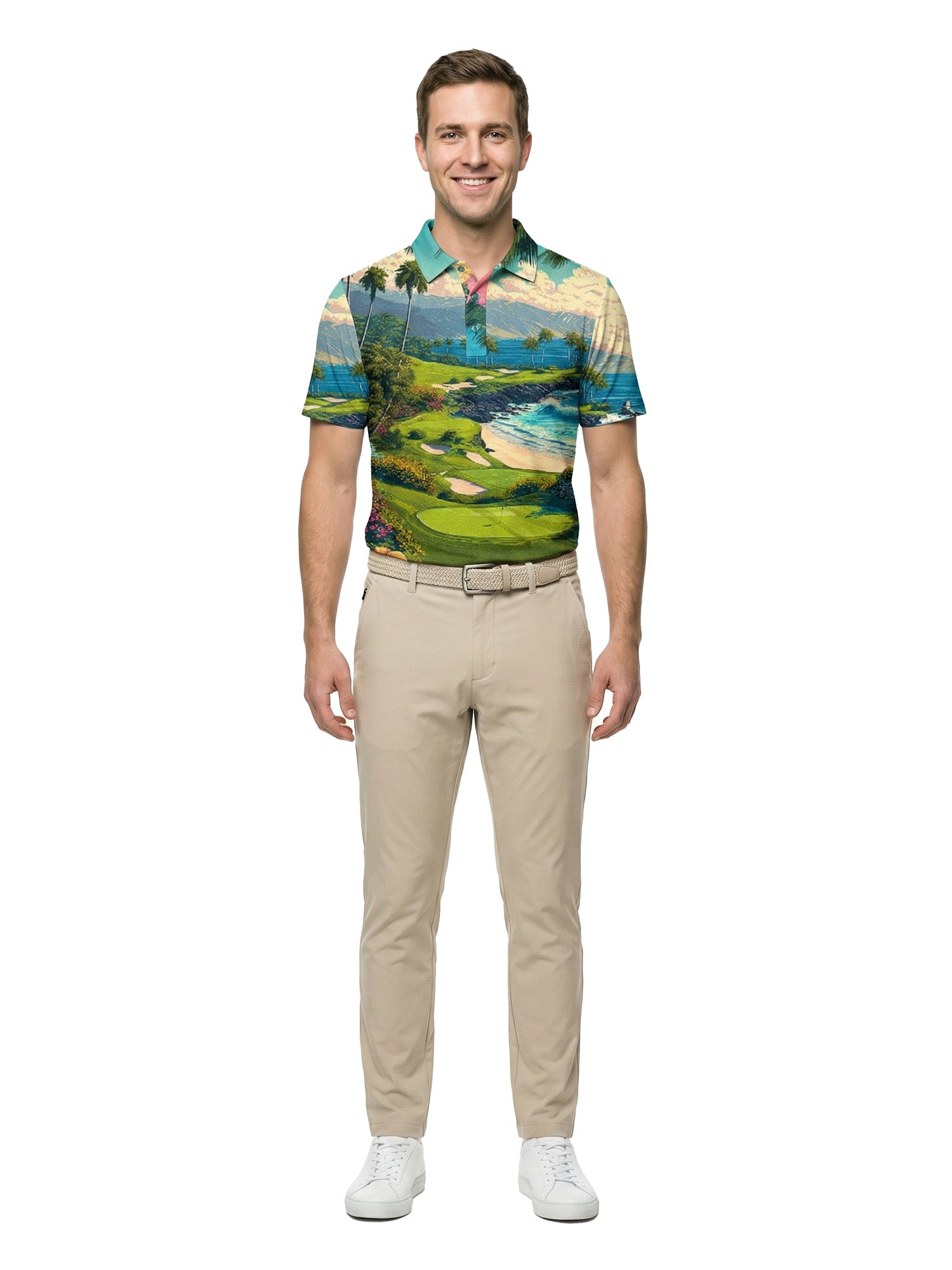 The G.O.A.T. Polo - Flamingo Paradise - Multi