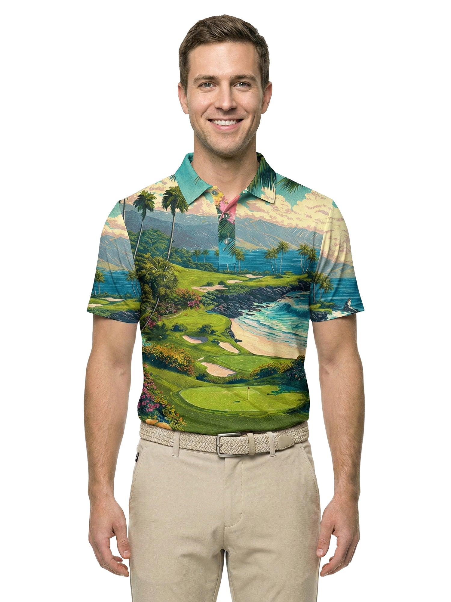 The G.O.A.T. Polo - Flamingo Paradise - Multi