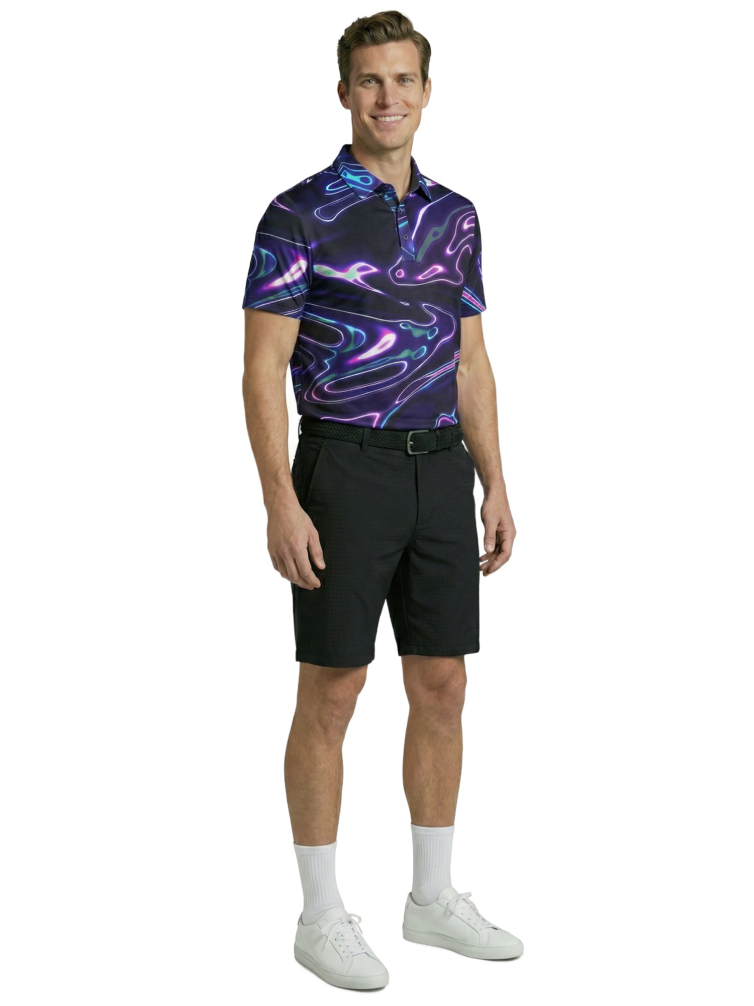 The G.O.A.T. Polo - Dark Chrome - Black
