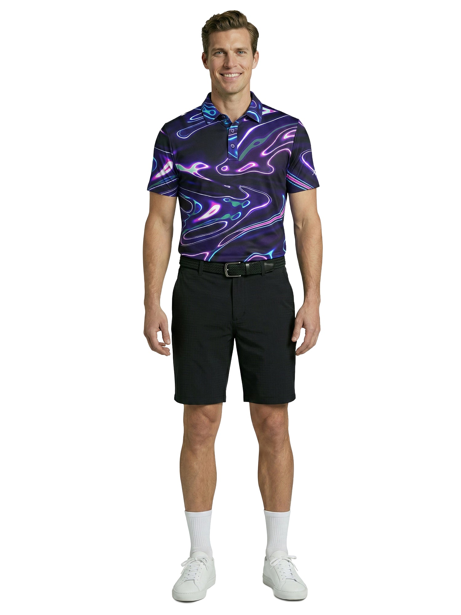 The G.O.A.T. Polo - Dark Chrome - Black