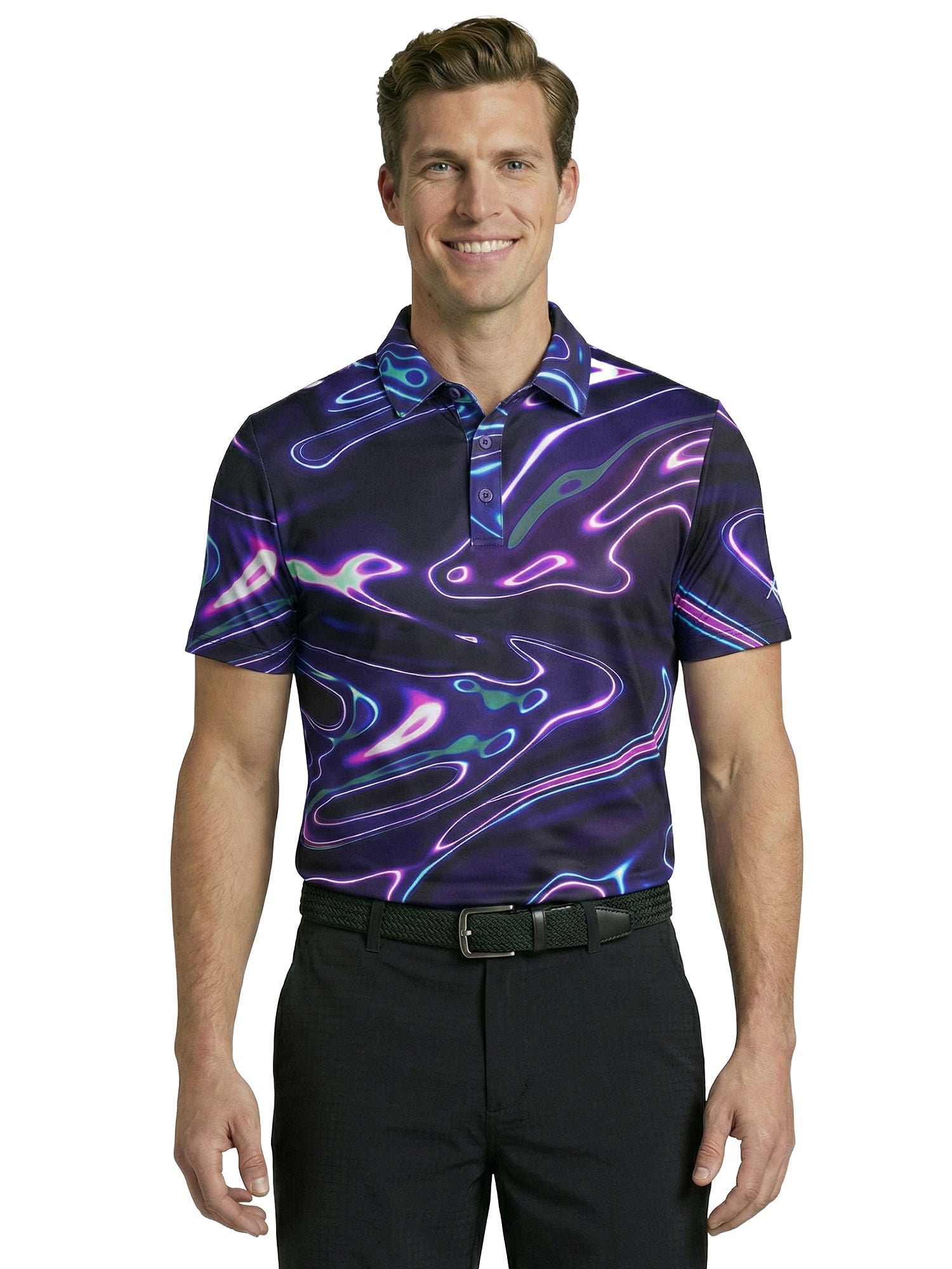 The G.O.A.T. Polo - Dark Chrome - Black