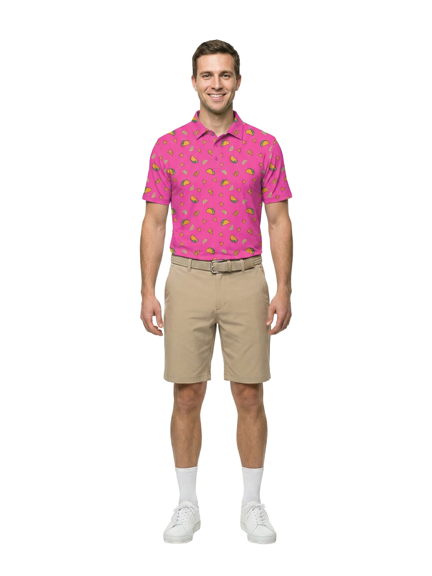 The G.O.A.T. Polo - Taco Tuesday - Knockout Pink