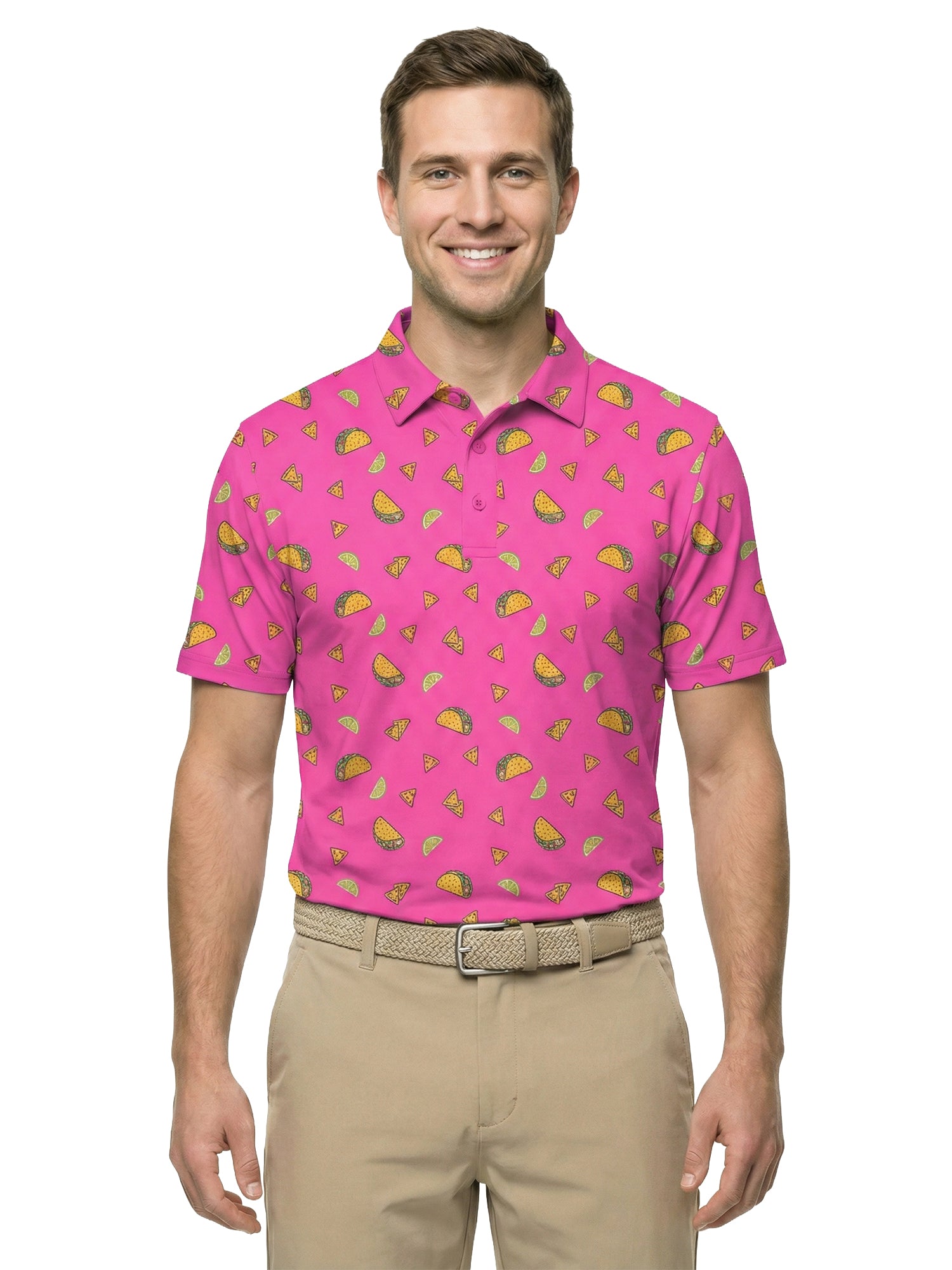 The G.O.A.T. Polo - Taco Tuesday - Knockout Pink