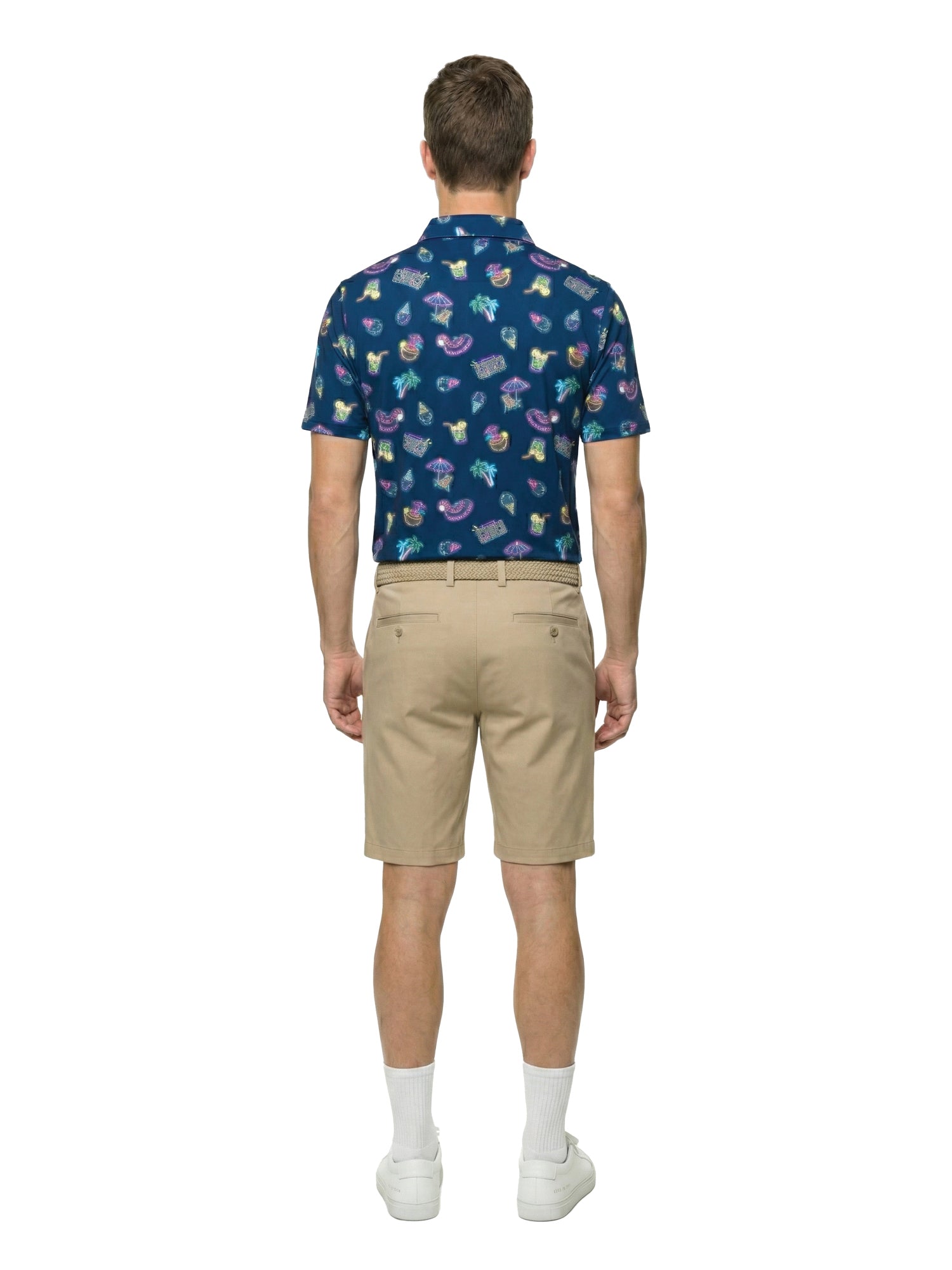 The G.O.A.T. Polo - Neon Pool Party - Sodalight Blue