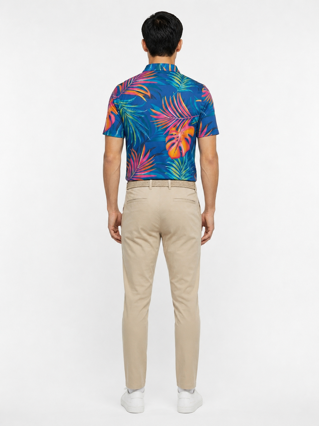 The G.O.A.T. Polo - Flouro Palm - Birdie Blue