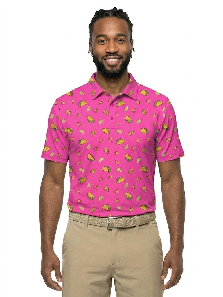 The G.O.A.T. Polo - Taco Tuesday - Knockout Pink