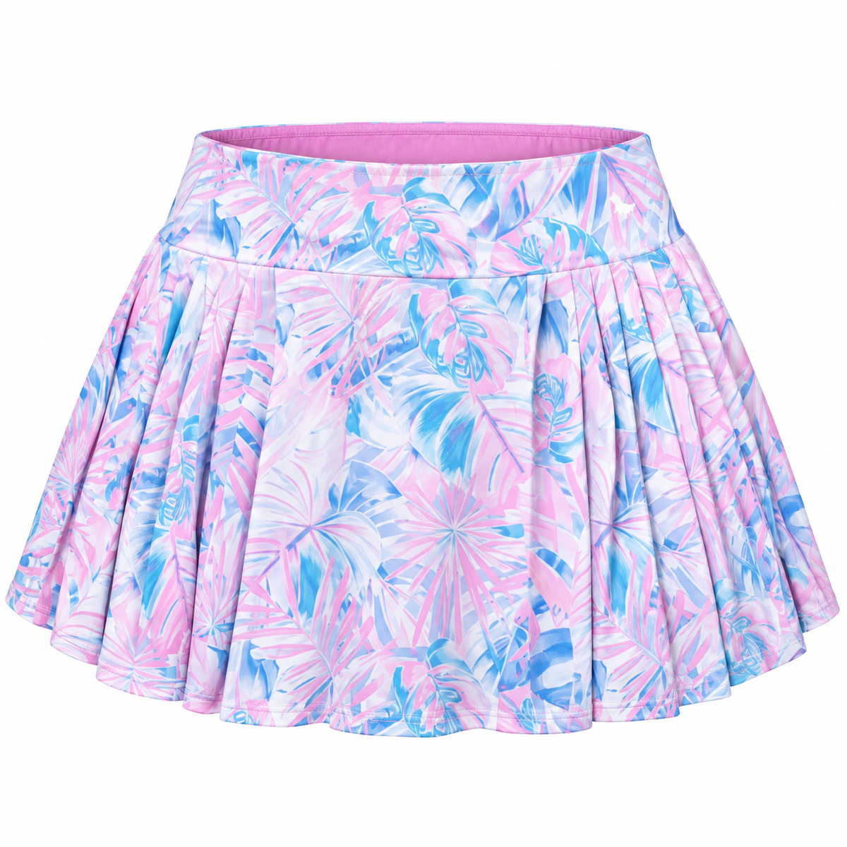 Clara Skort - LPGA X Birdie Bound - Pastel Palm - White