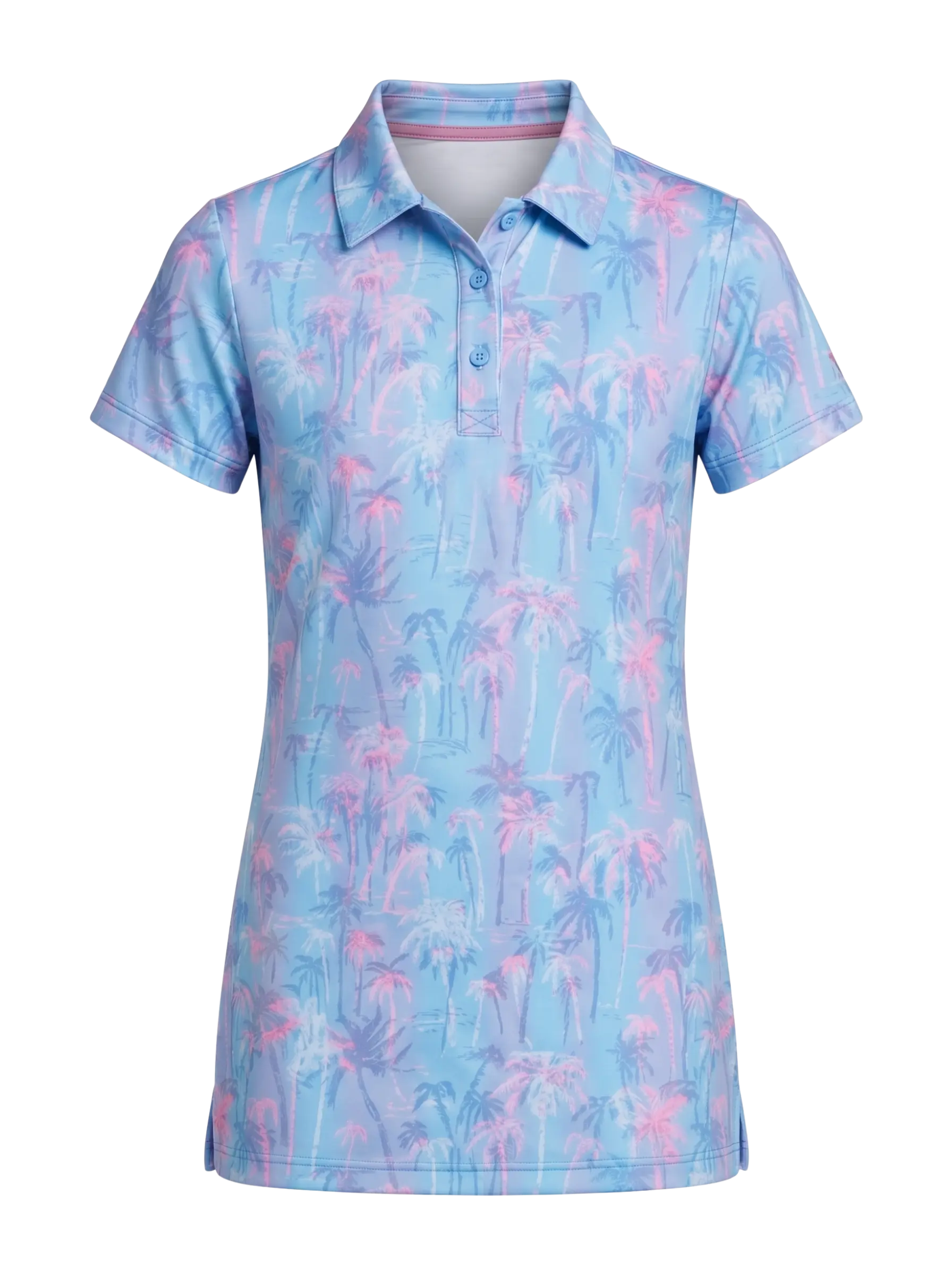 Girls Anjie Dress - Beachy Palm Ombre - Digital Lavender