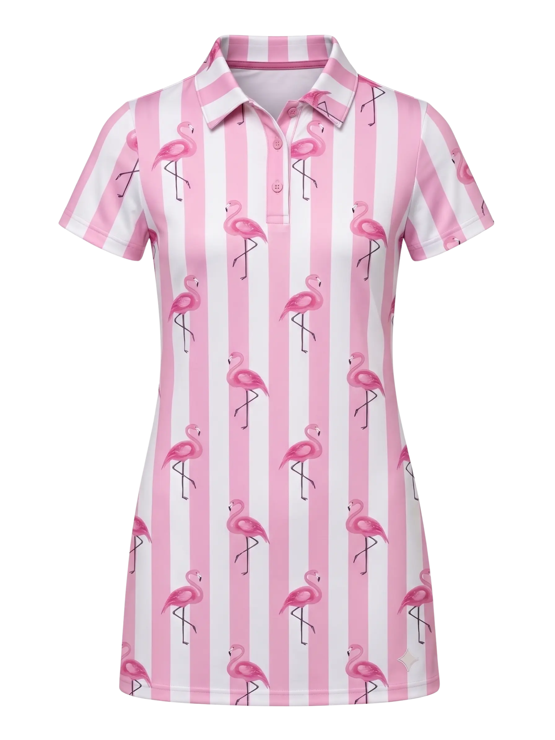 Girls Anjie Dress - Beverly Flamingo - Light Pink