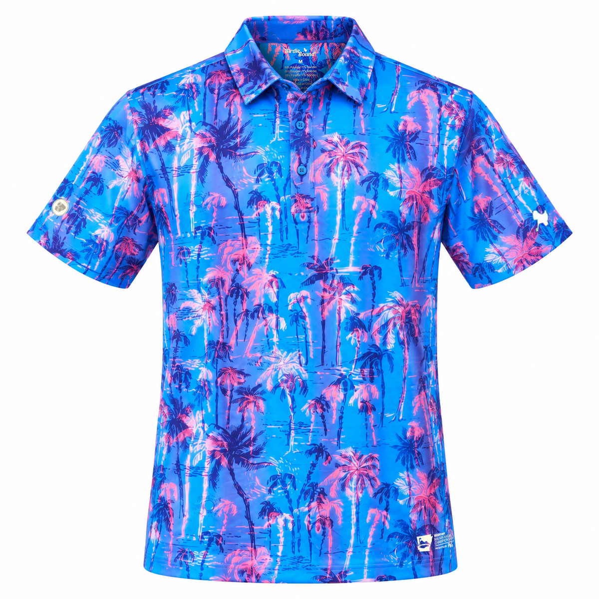 The G.O.A.T. Polo - LPGA X Birdie Bound - Beachy Palm Ombre - Digital Lavender