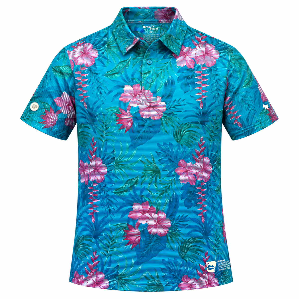 The G.O.A.T. Polo - LPGA X Birdie Bound - Hawaiian Ocean - Fuchsia Pink