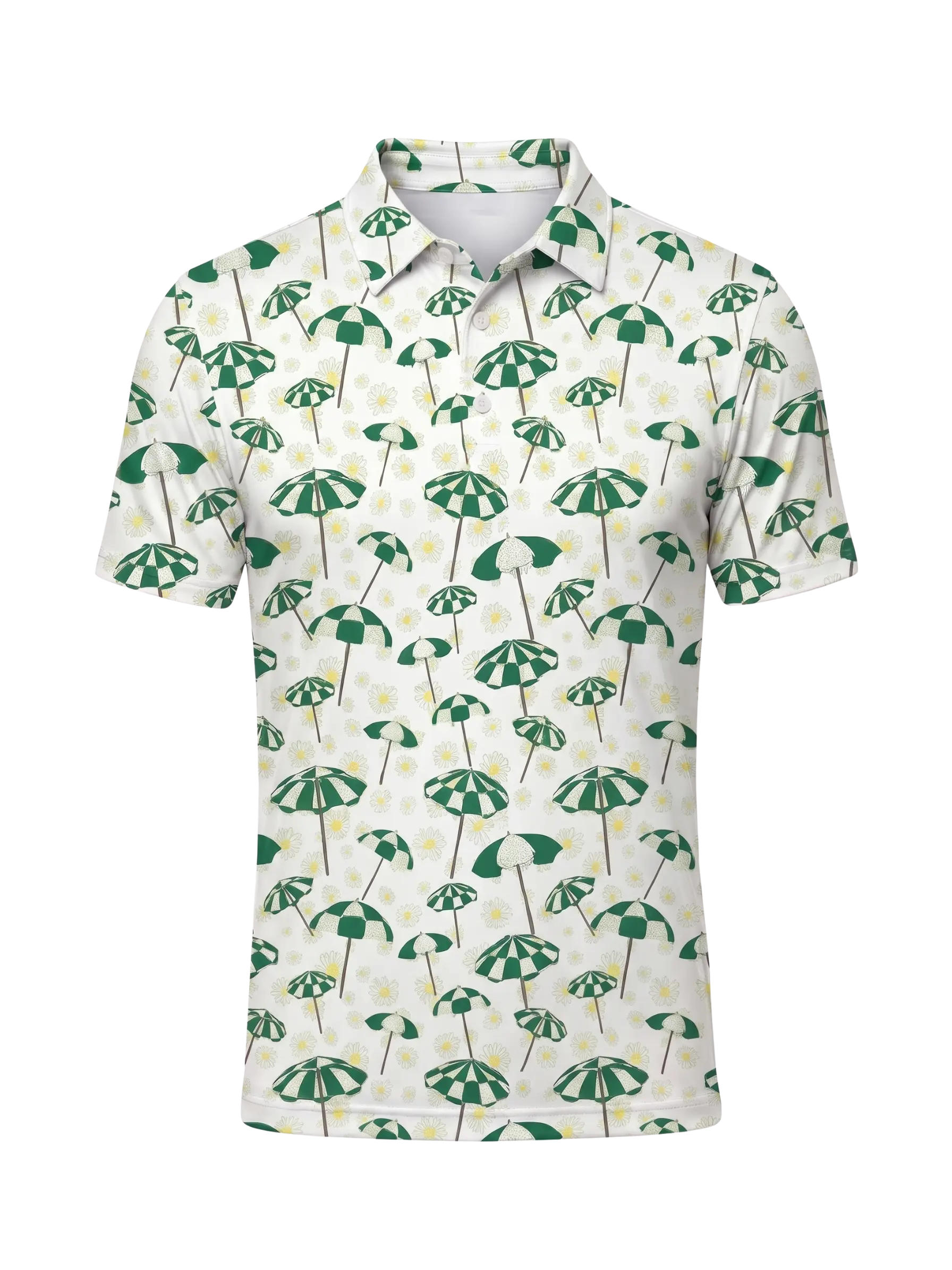 The G.O.A.T. Polo - April Showers - White